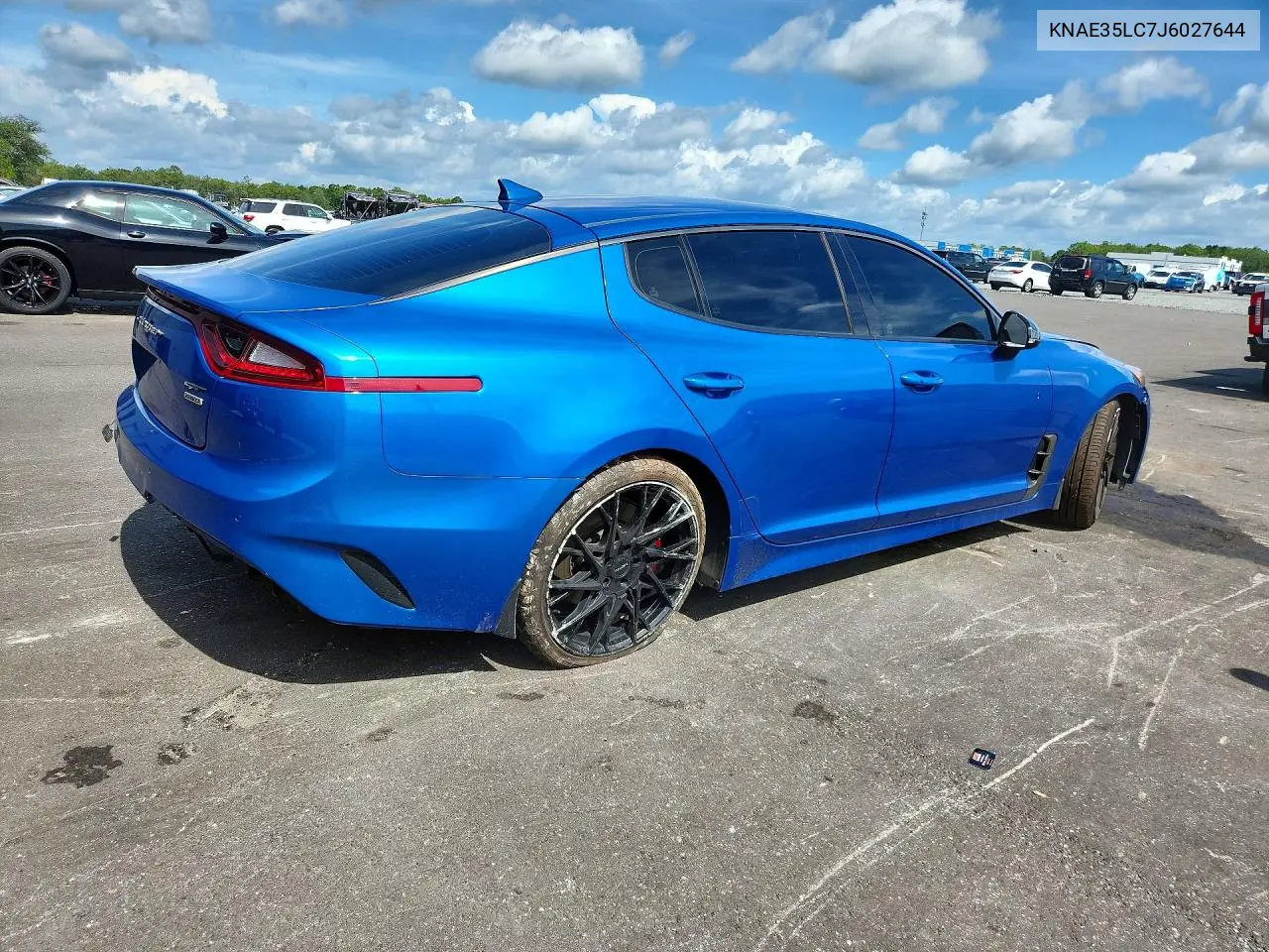 2018 Kia Stinger Gt VIN: KNAE35LC7J6027644 Lot: 59780536
