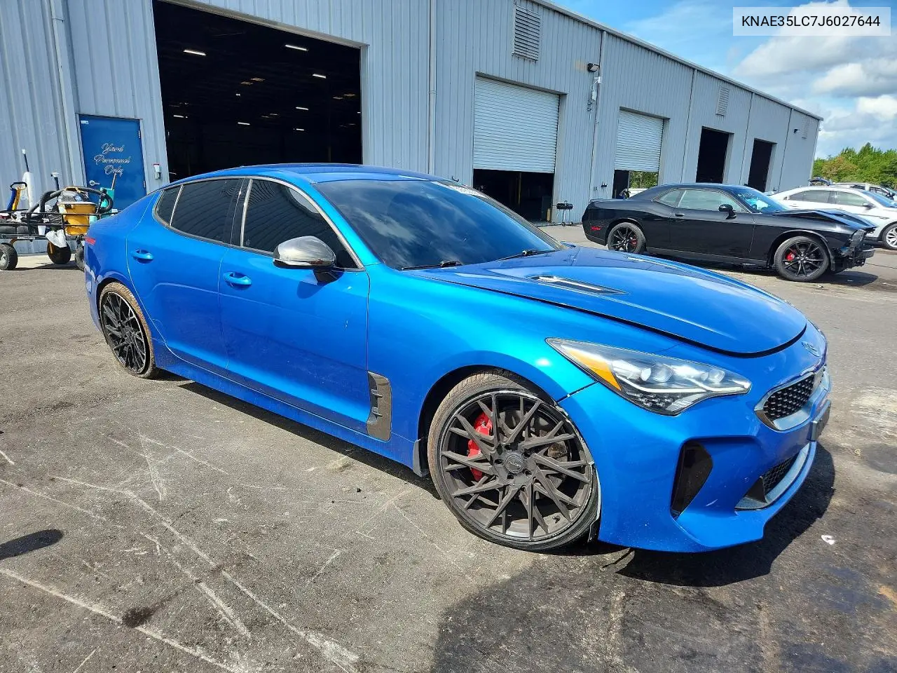 2018 Kia Stinger Gt VIN: KNAE35LC7J6027644 Lot: 59780536