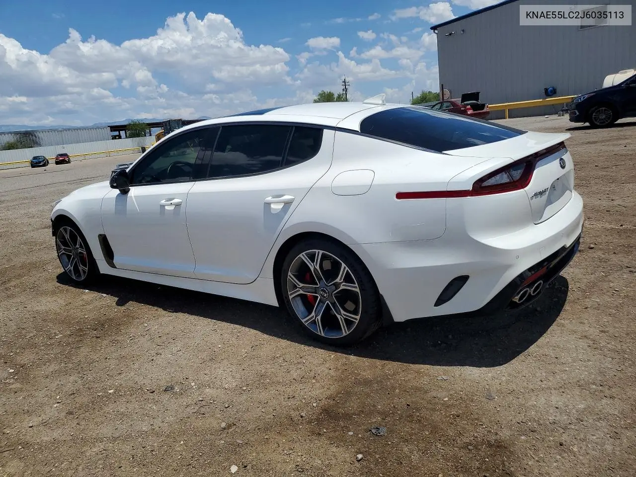 2018 Kia Stinger Gt2 VIN: KNAE55LC2J6035113 Lot: 60640576
