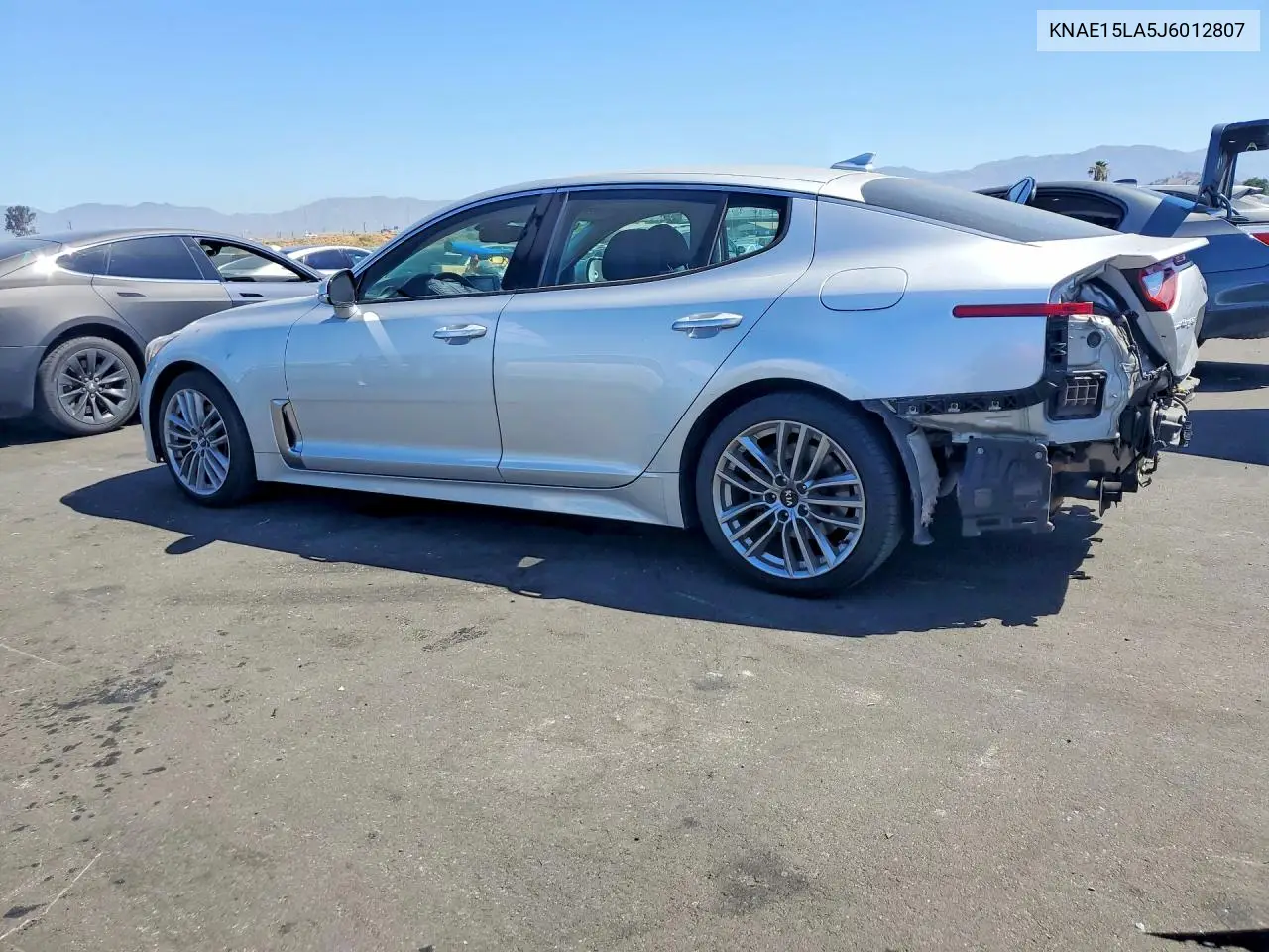 2018 Kia Stinger Base VIN: KNAE15LA5J6012807 Lot: 60646296