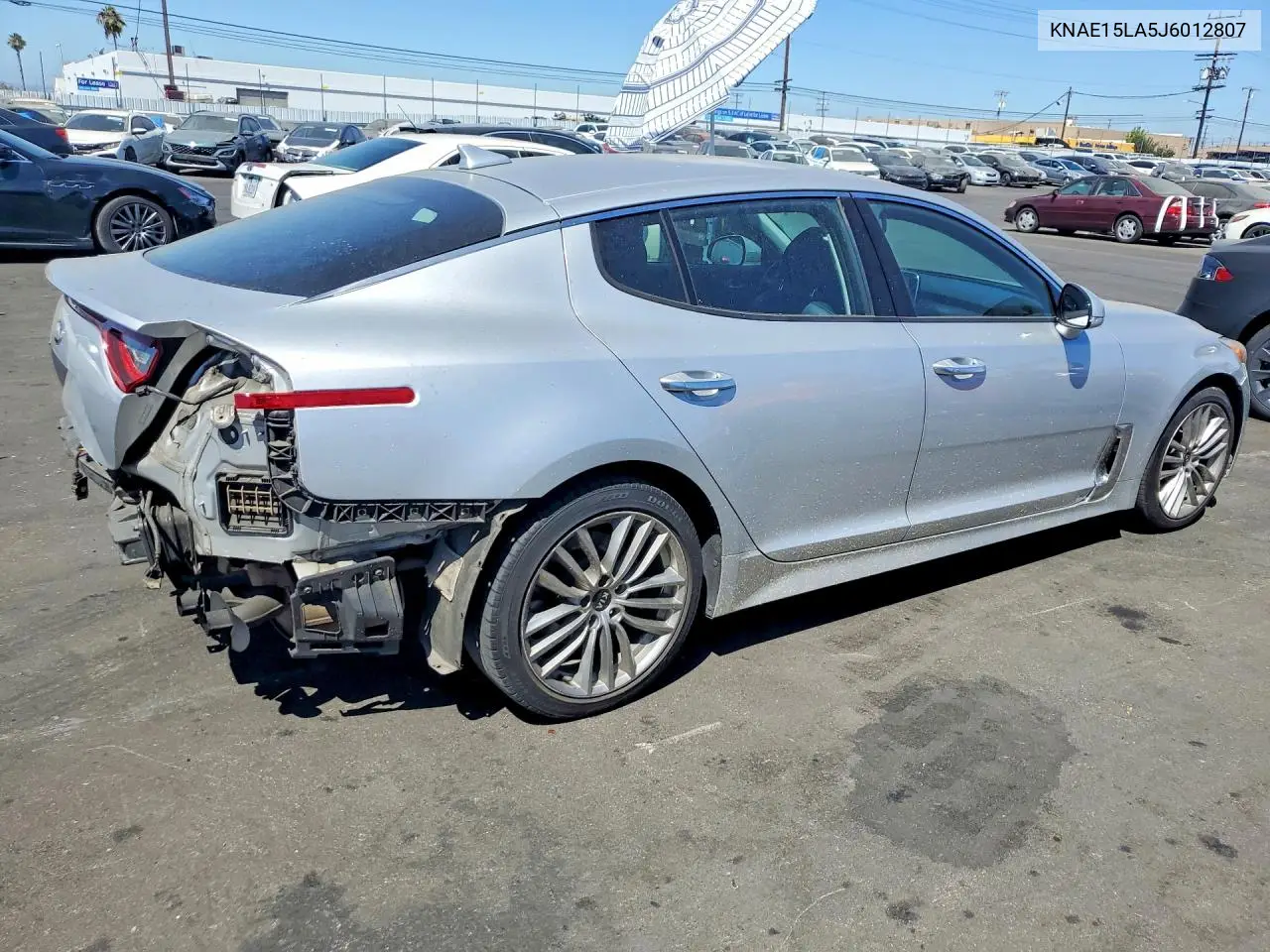 2018 Kia Stinger Base VIN: KNAE15LA5J6012807 Lot: 60646296