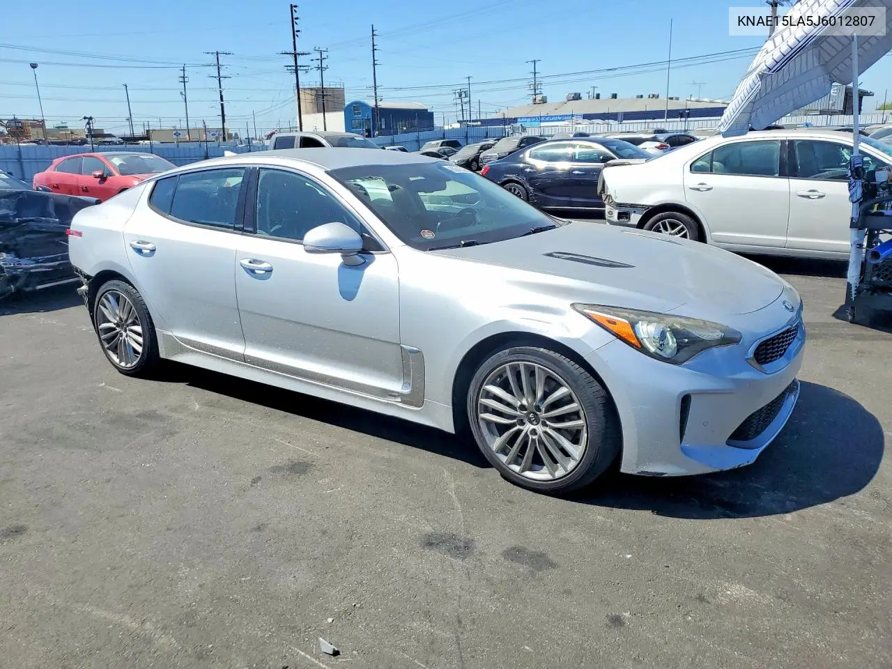 2018 Kia Stinger Base VIN: KNAE15LA5J6012807 Lot: 60646296