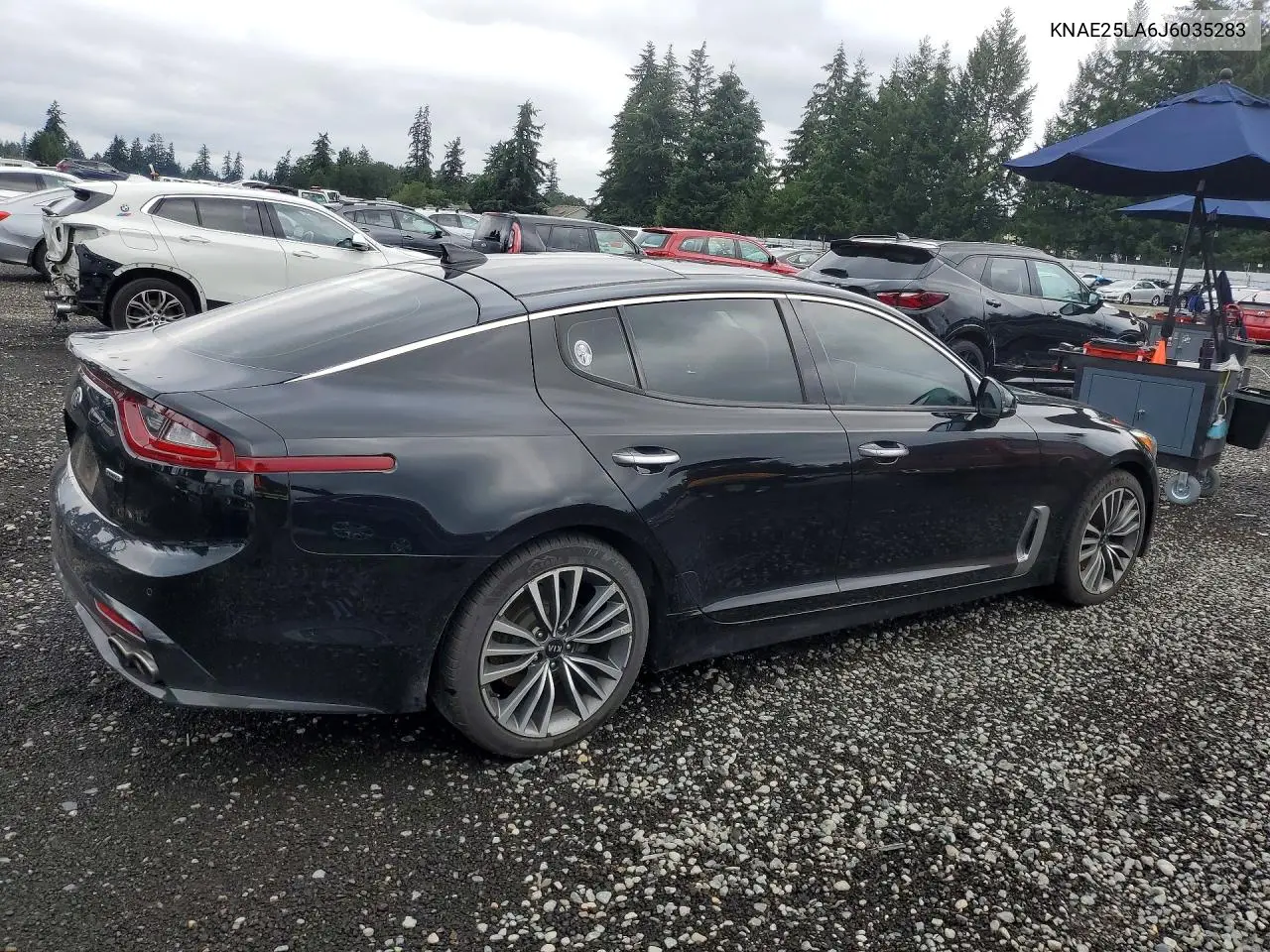 2018 Kia Stinger Premium VIN: KNAE25LA6J6035283 Lot: 61202826