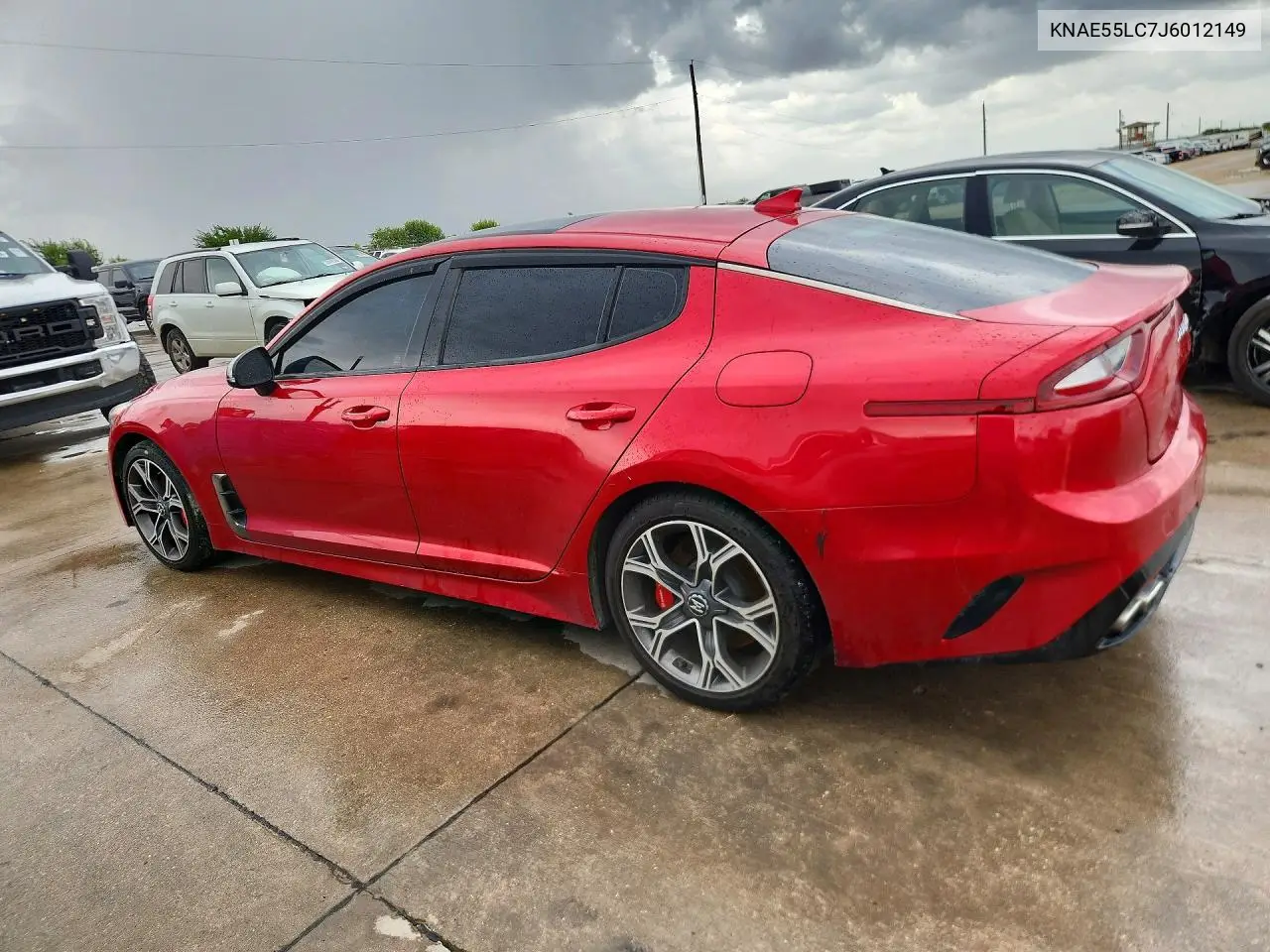 2018 Kia Stinger Gt2 VIN: KNAE55LC7J6012149 Lot: 61224276