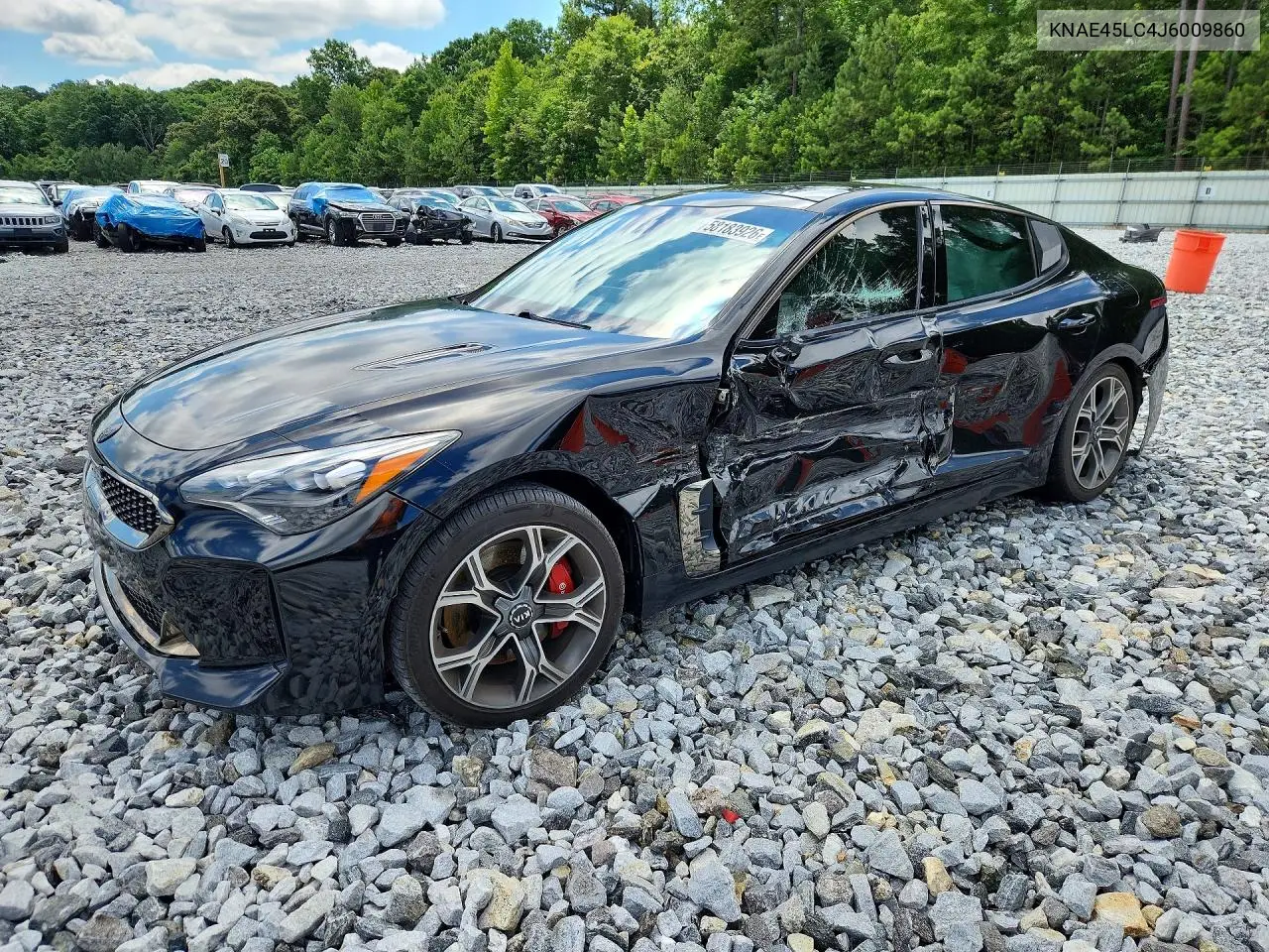 2018 Kia Stinger VIN: KNAE45LC4J6009860 Lot: 61360466