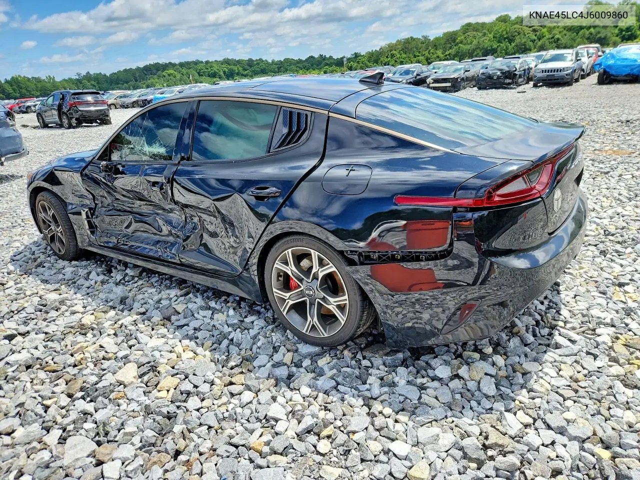 2018 Kia Stinger VIN: KNAE45LC4J6009860 Lot: 61360466