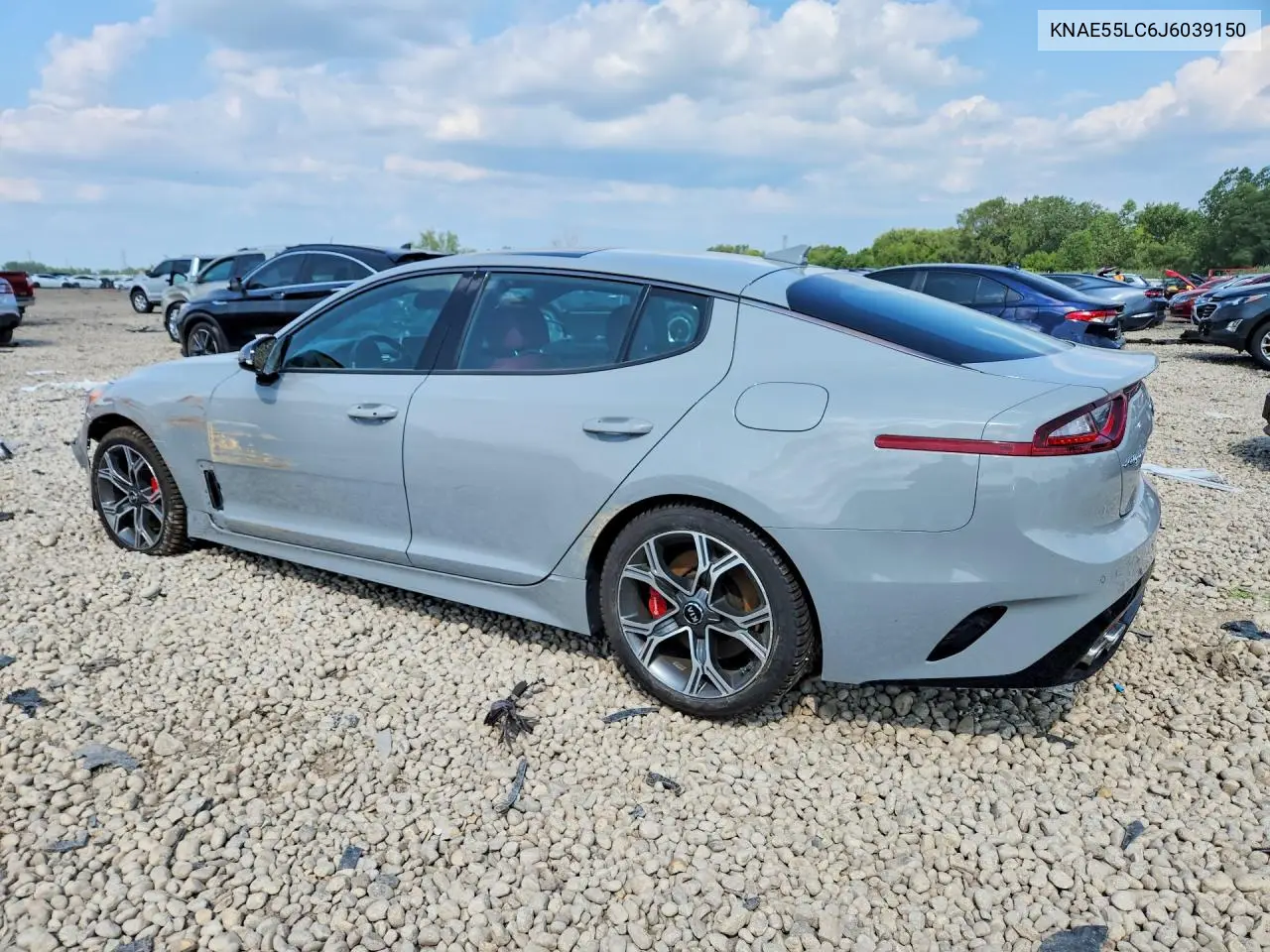 2018 Kia Stinger Gt2 VIN: KNAE55LC6J6039150 Lot: 61539626