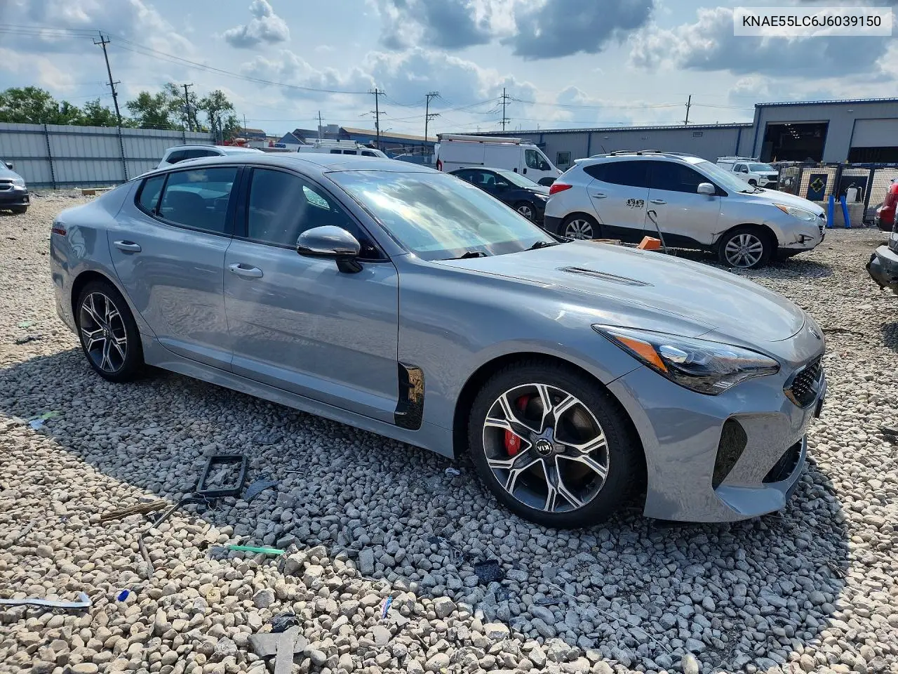 2018 Kia Stinger Gt2 VIN: KNAE55LC6J6039150 Lot: 61539626
