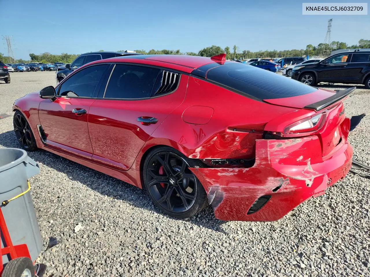 2018 Kia Stinger Gt1 VIN: KNAE45LC5J6032709 Lot: 62115796