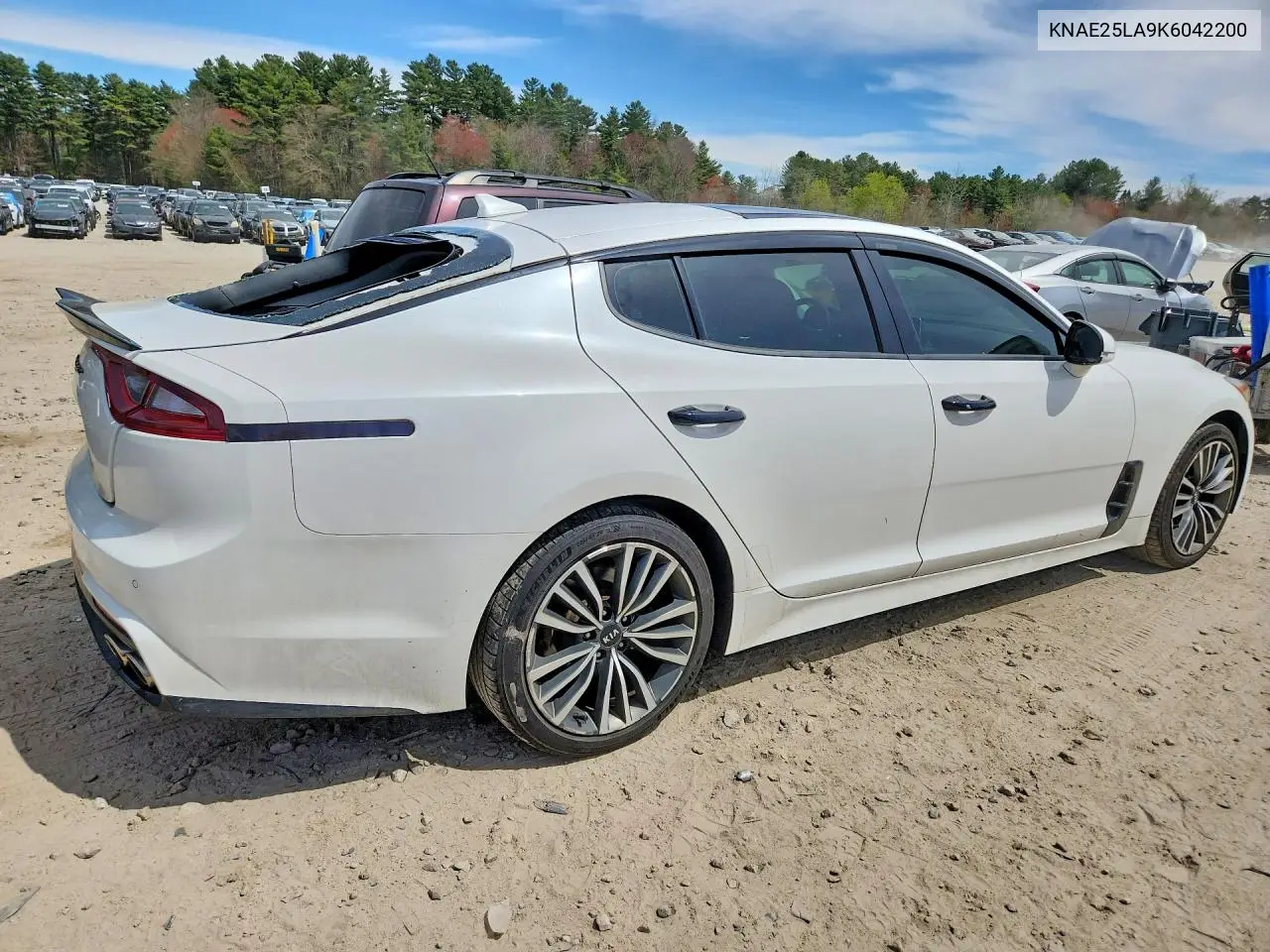2019 Kia Stinger Premium VIN: KNAE25LA9K6042200 Lot: 51011336