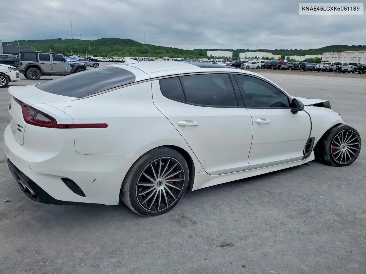 2019 Kia Stinger Gt1 VIN: KNAE45LCXK6051189 Lot: 51152786