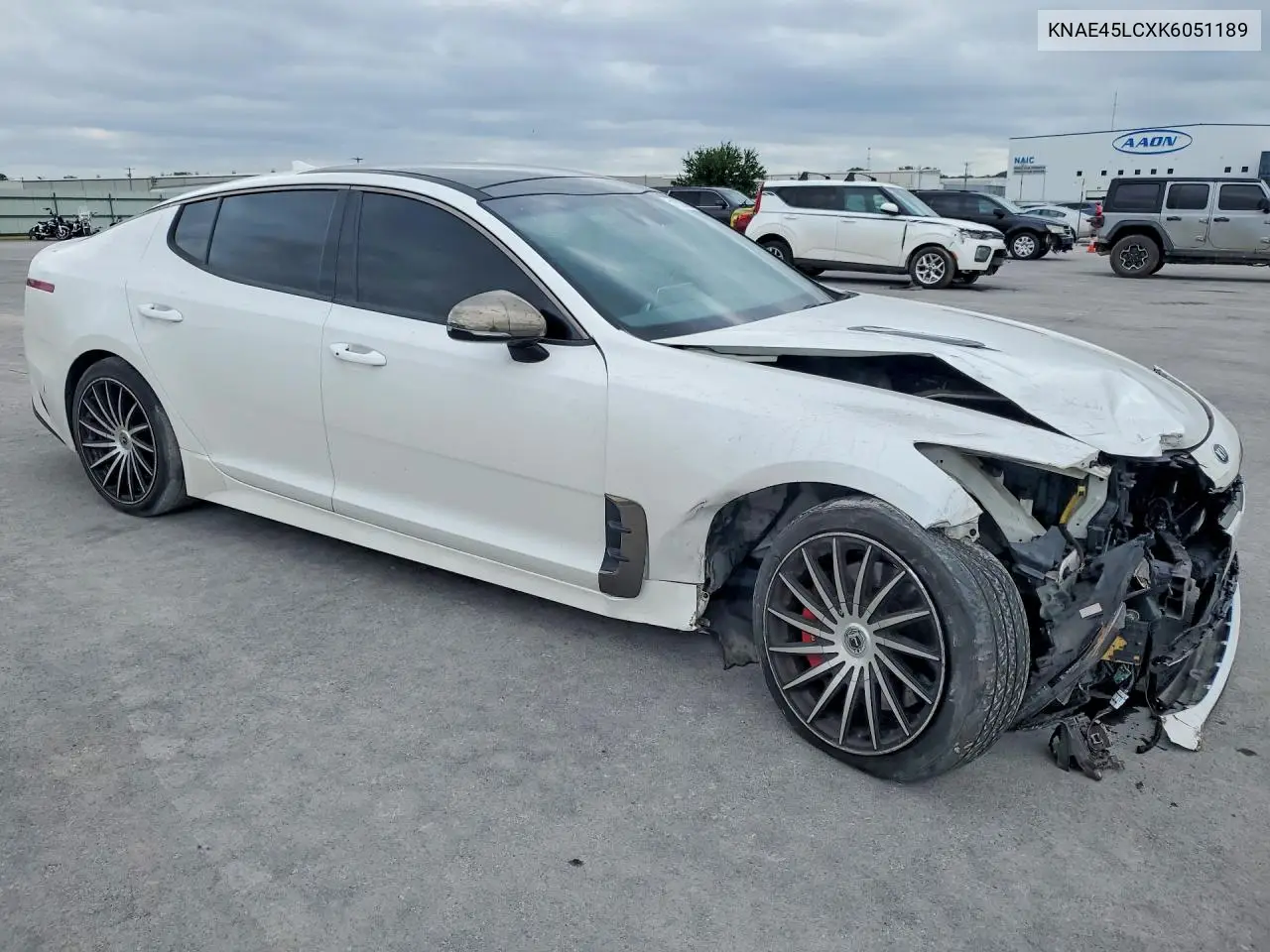 2019 Kia Stinger Gt1 VIN: KNAE45LCXK6051189 Lot: 51152786