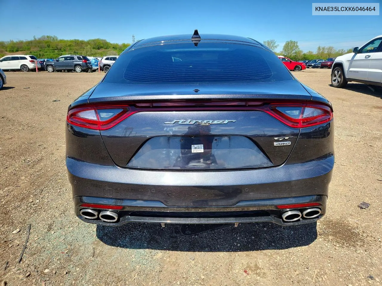 2019 Kia Stinger Gt VIN: KNAE35LCXK6046464 Lot: 51371136