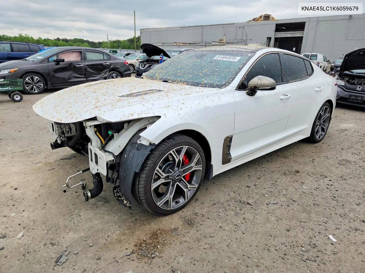 2019 Kia Stinger Gt1 VIN: KNAE45LC1K6059679 Lot: 51464926