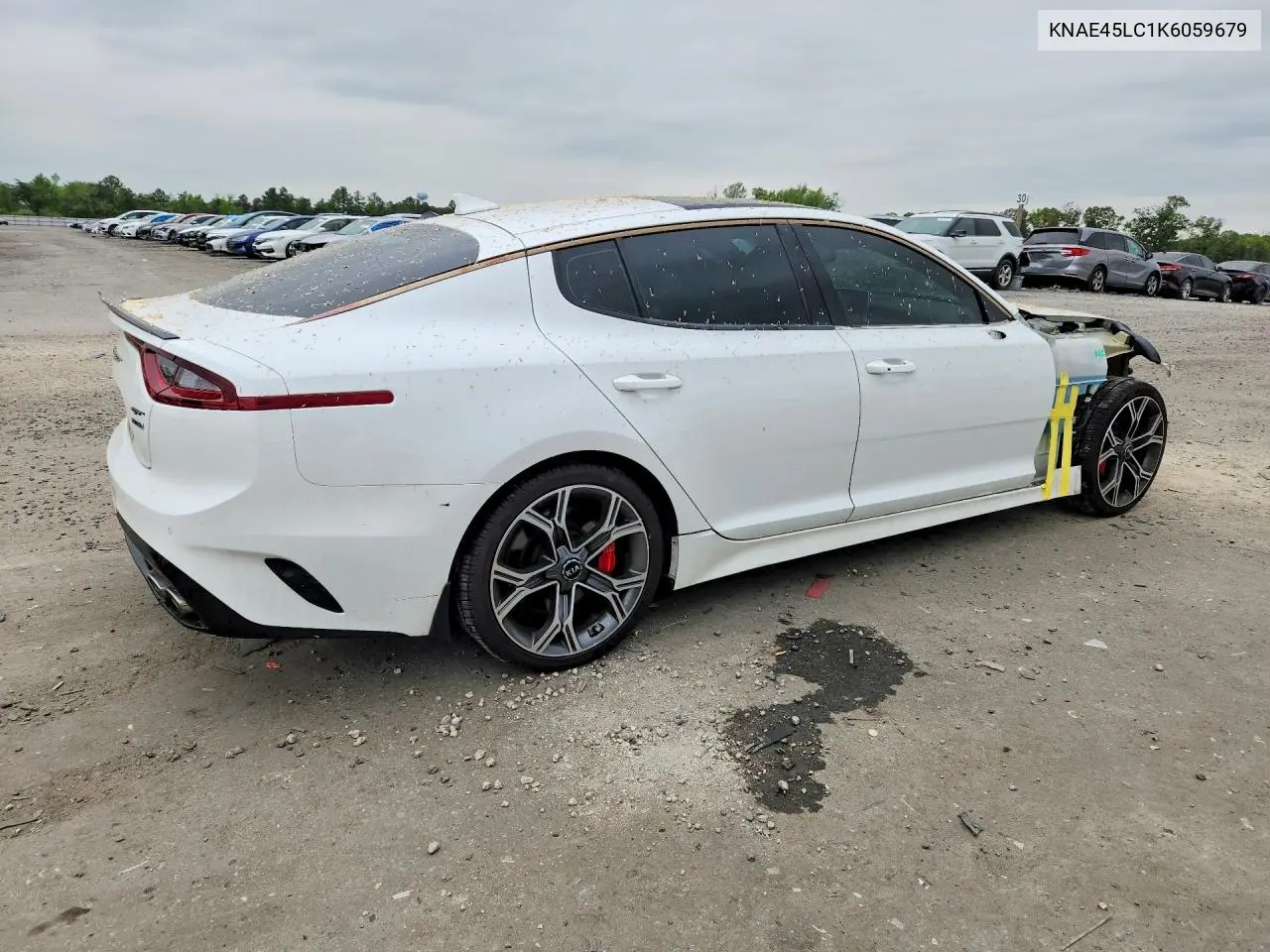 2019 Kia Stinger Gt1 VIN: KNAE45LC1K6059679 Lot: 51464926