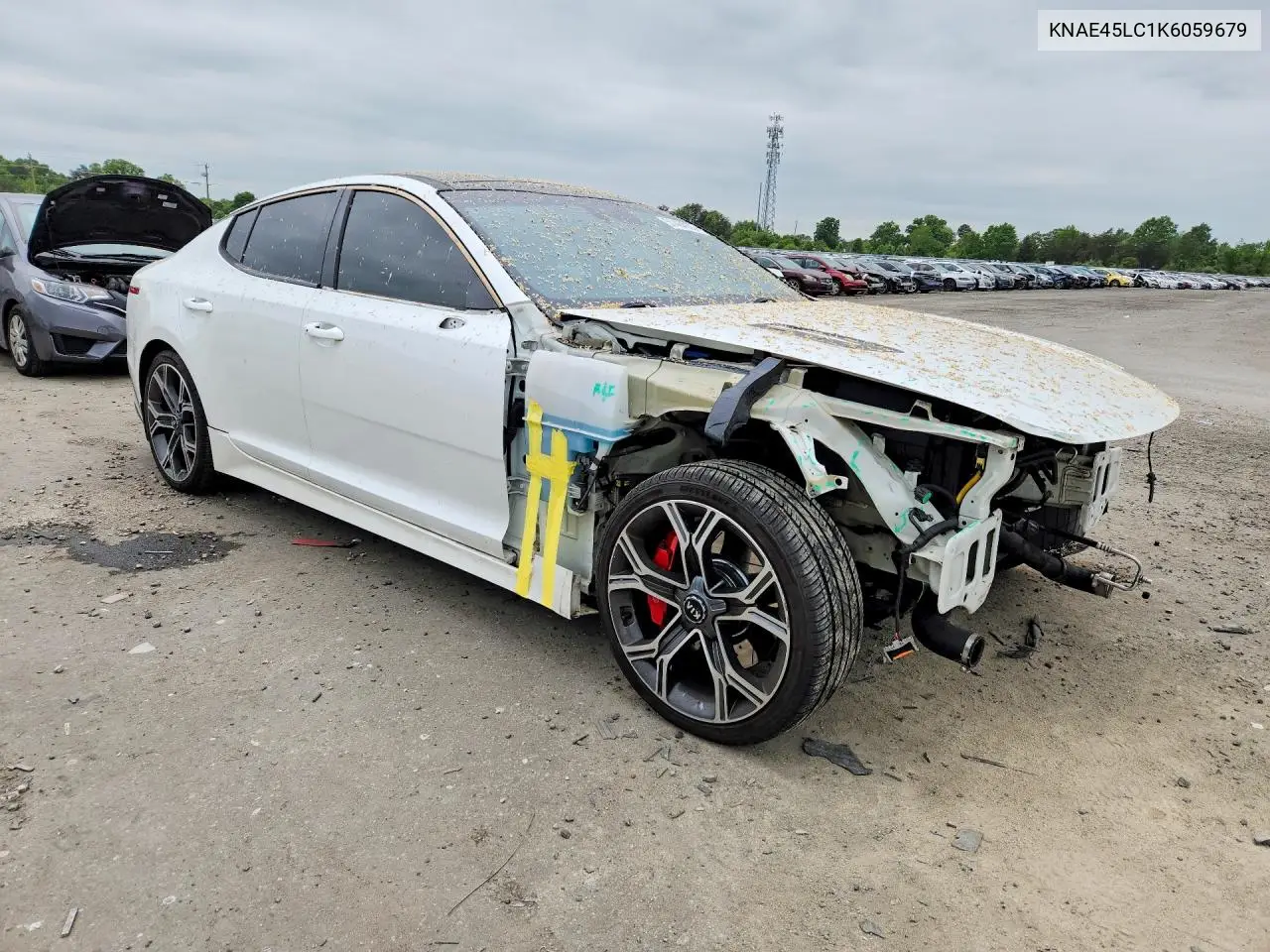 2019 Kia Stinger Gt1 VIN: KNAE45LC1K6059679 Lot: 51464926