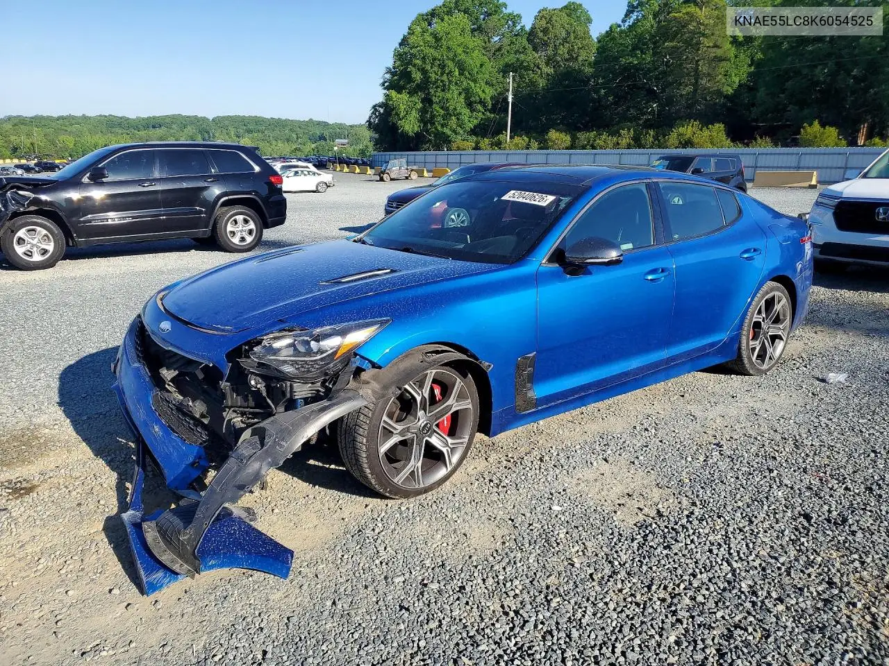 2019 Kia Stinger Gt2 VIN: KNAE55LC8K6054525 Lot: 52040626