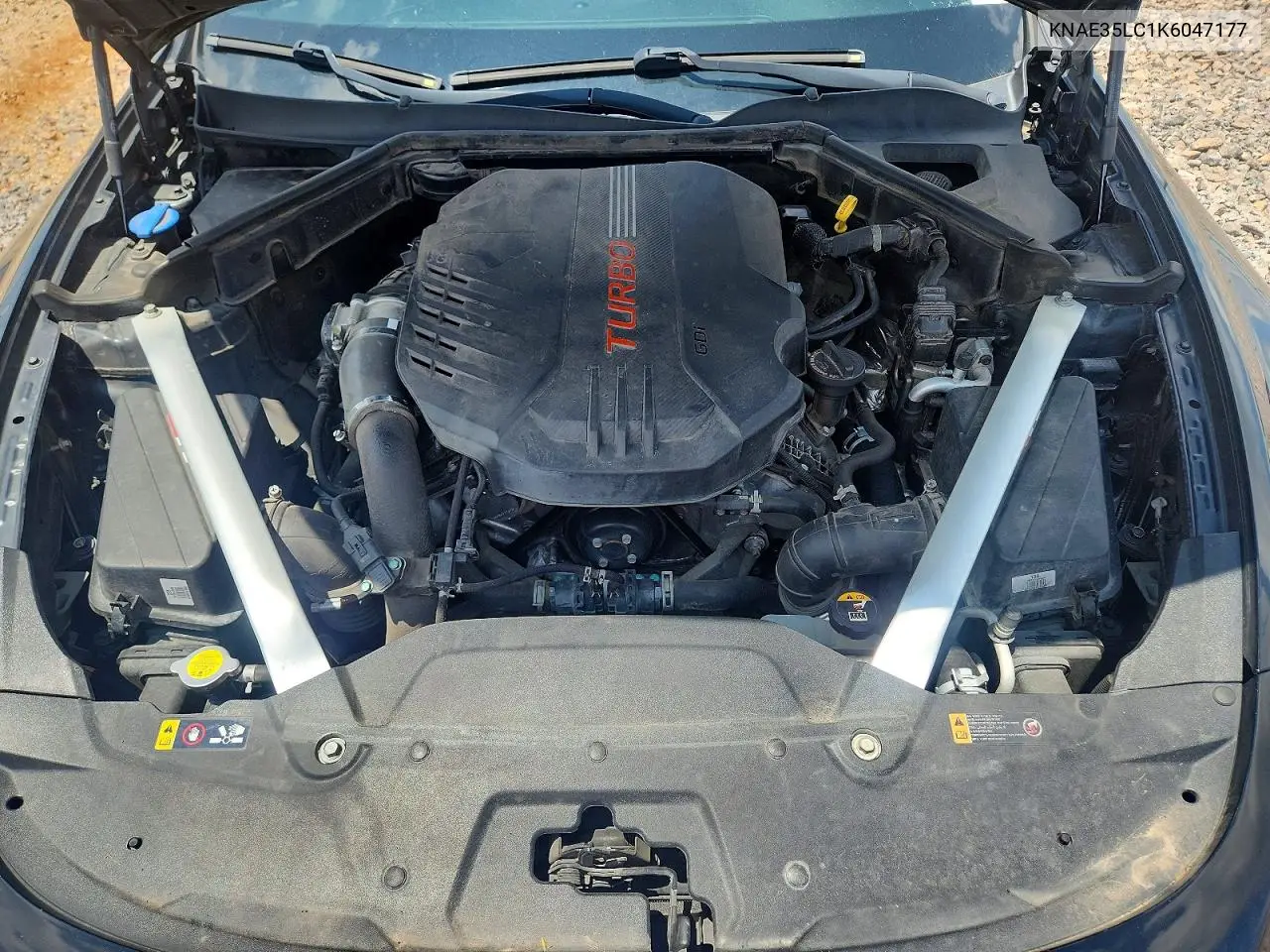 2019 Kia Stinger Gt VIN: KNAE35LC1K6047177 Lot: 52862166