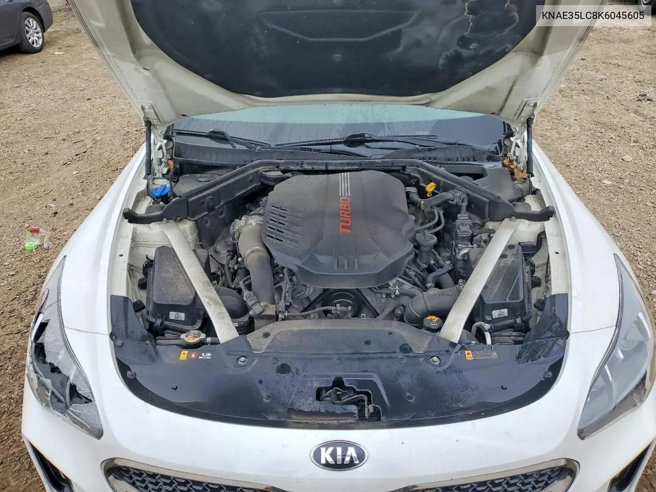 2019 Kia Stinger Gt VIN: KNAE35LC8K6045605 Lot: 53624666
