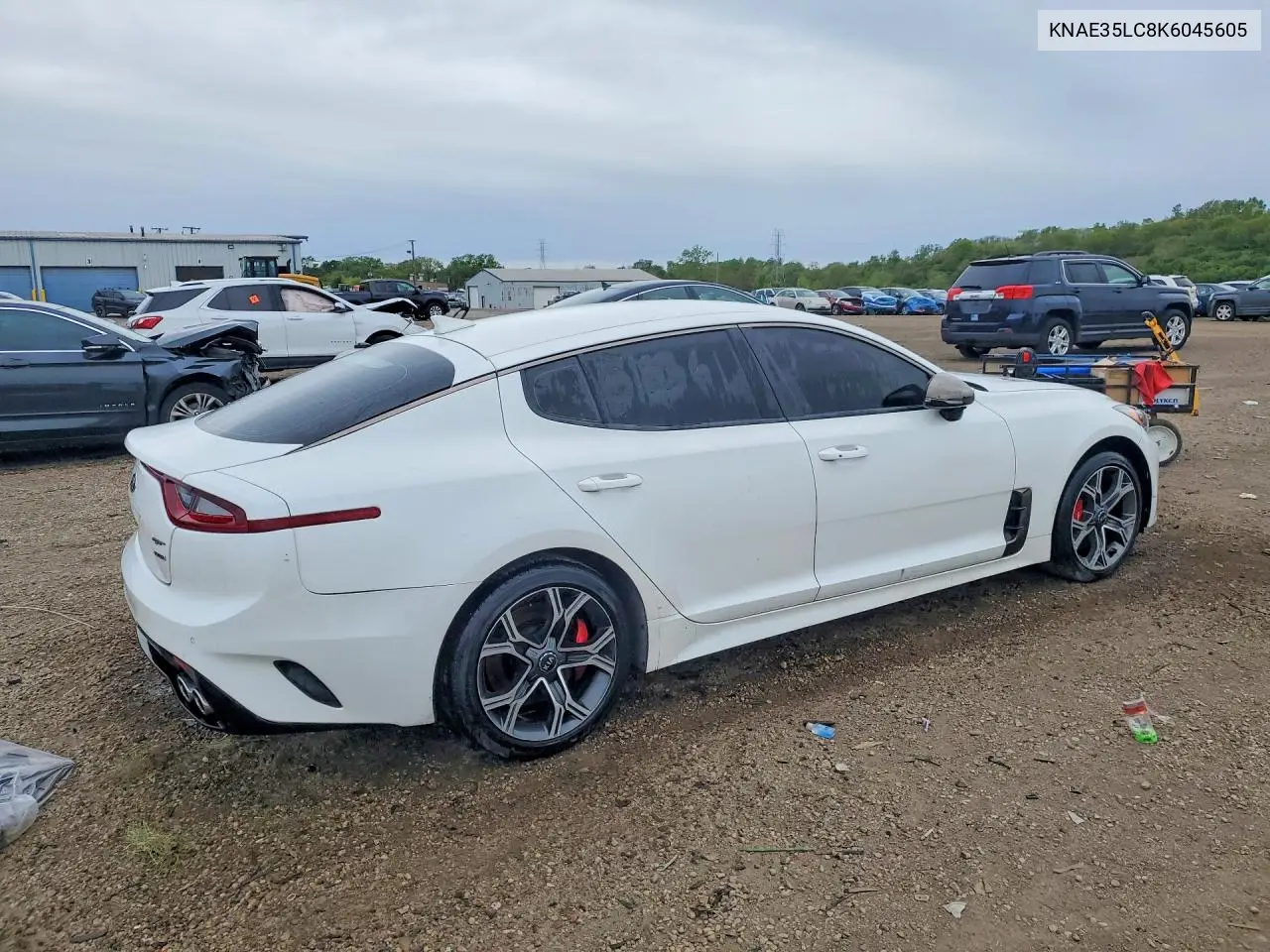 2019 Kia Stinger Gt VIN: KNAE35LC8K6045605 Lot: 53624666