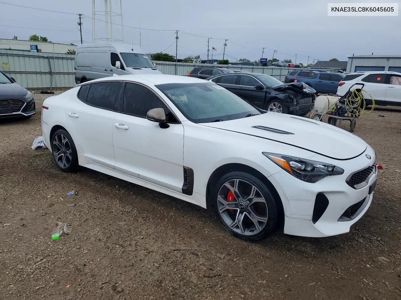 2019 Kia Stinger Gt VIN: KNAE35LC8K6045605 Lot: 53624666