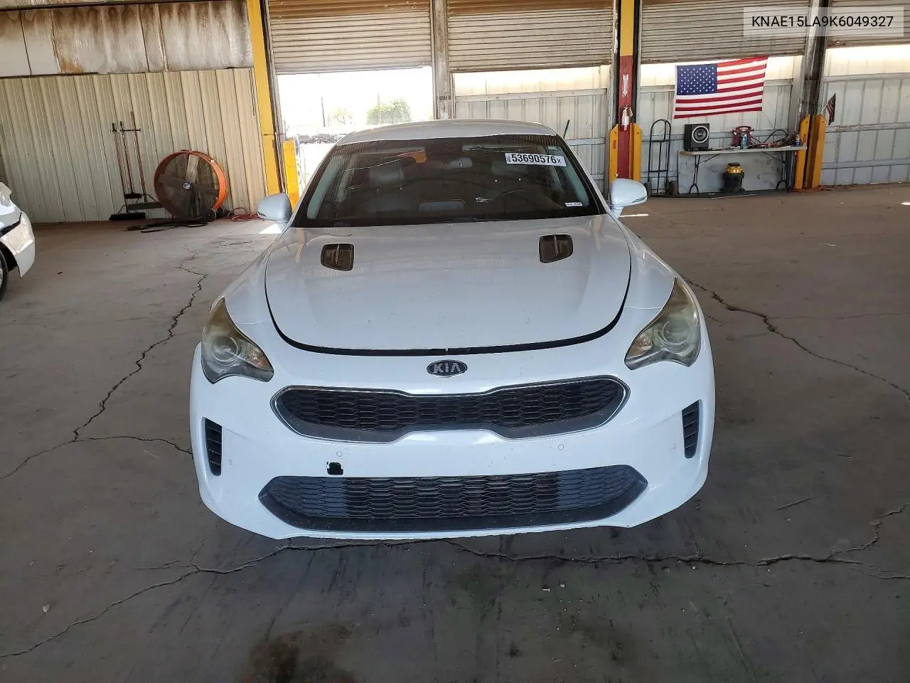 2019 Kia Stinger Base VIN: KNAE15LA9K6049327 Lot: 53690576