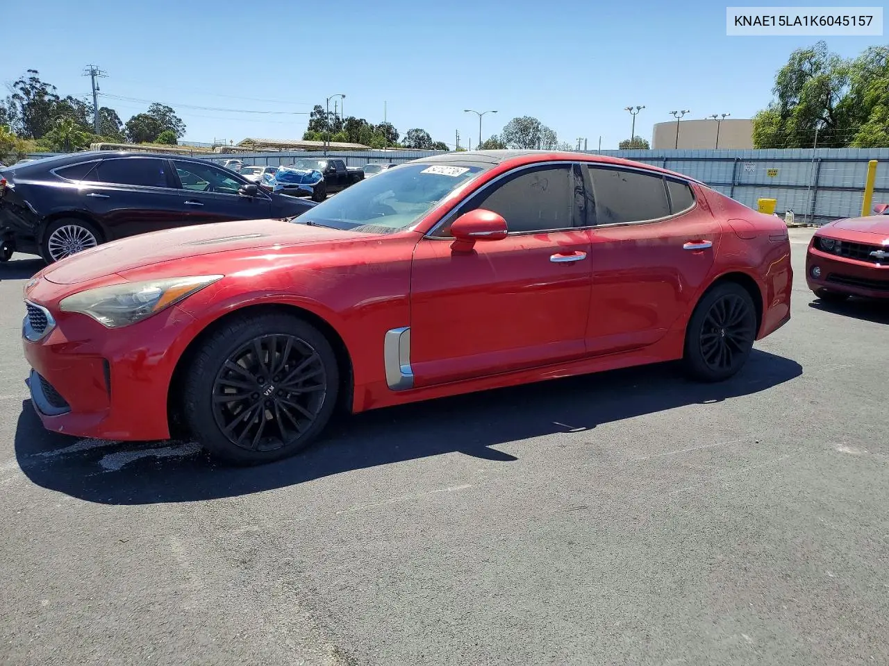 2019 Kia Stinger Base VIN: KNAE15LA1K6045157 Lot: 54102736