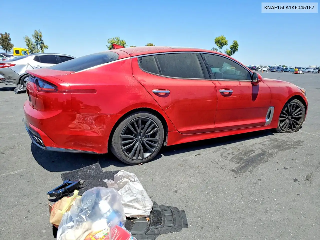 2019 Kia Stinger Base VIN: KNAE15LA1K6045157 Lot: 54102736