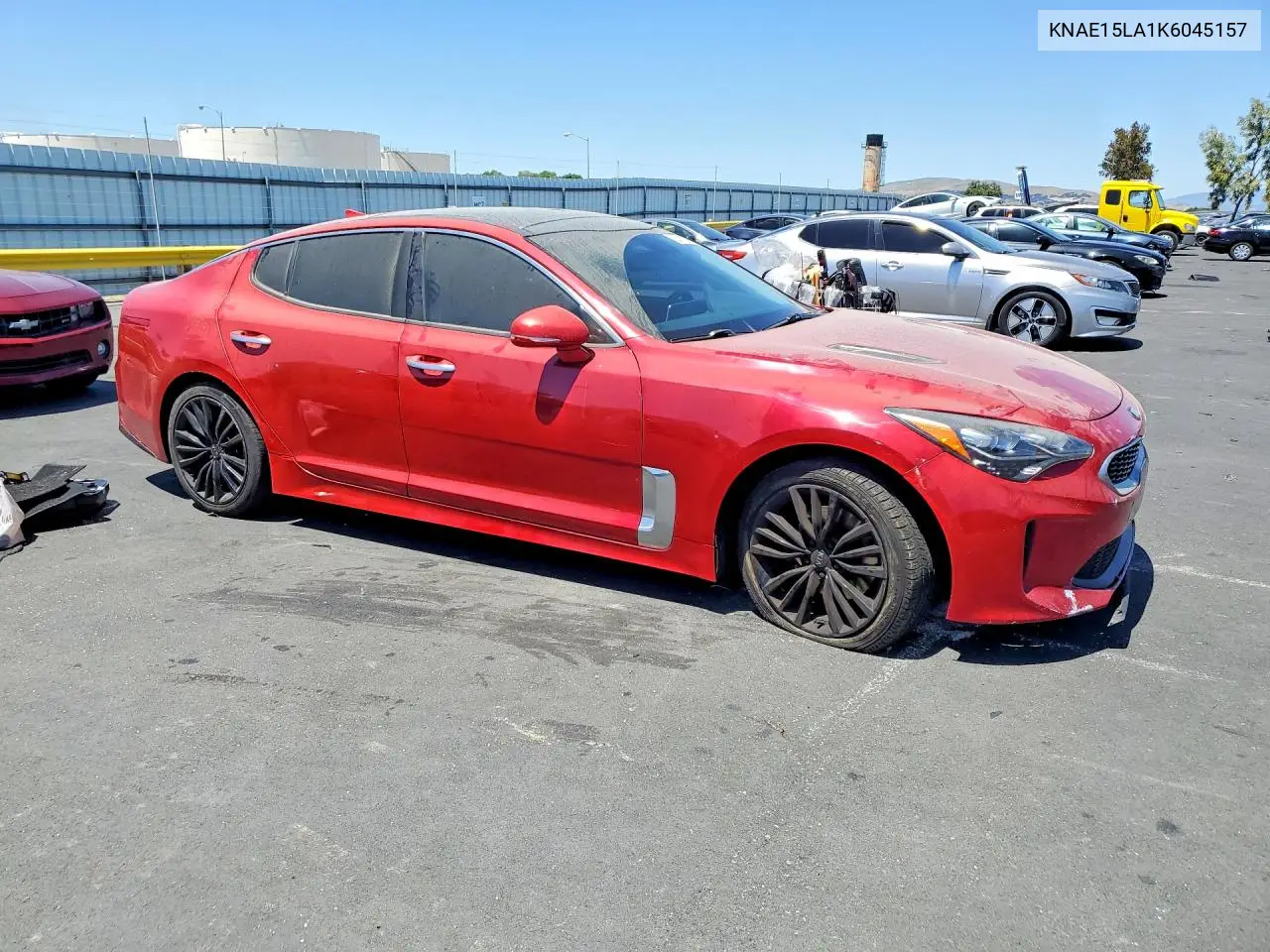 2019 Kia Stinger Base VIN: KNAE15LA1K6045157 Lot: 54102736