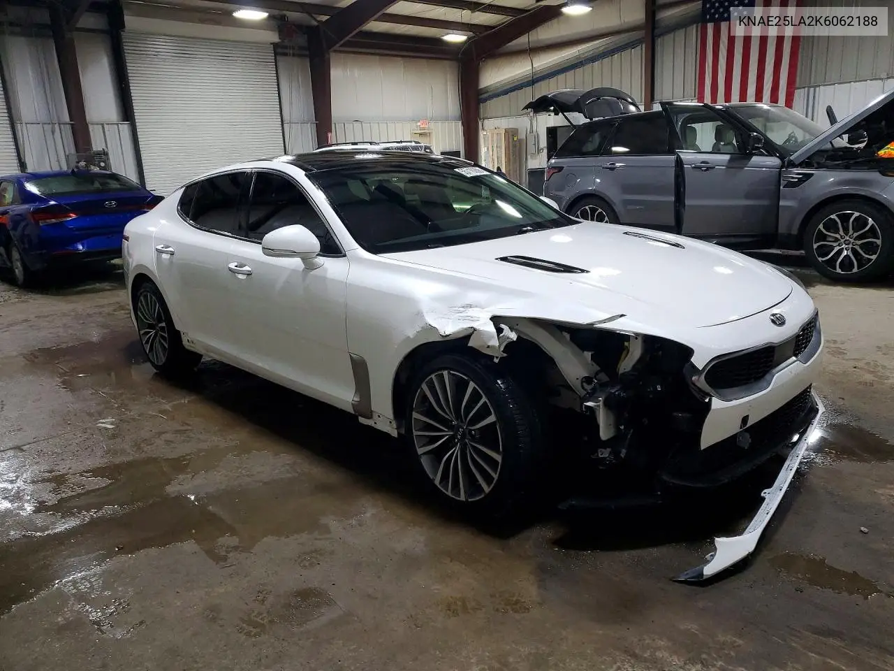 2019 Kia Stinger Premium VIN: KNAE25LA2K6062188 Lot: 55710056