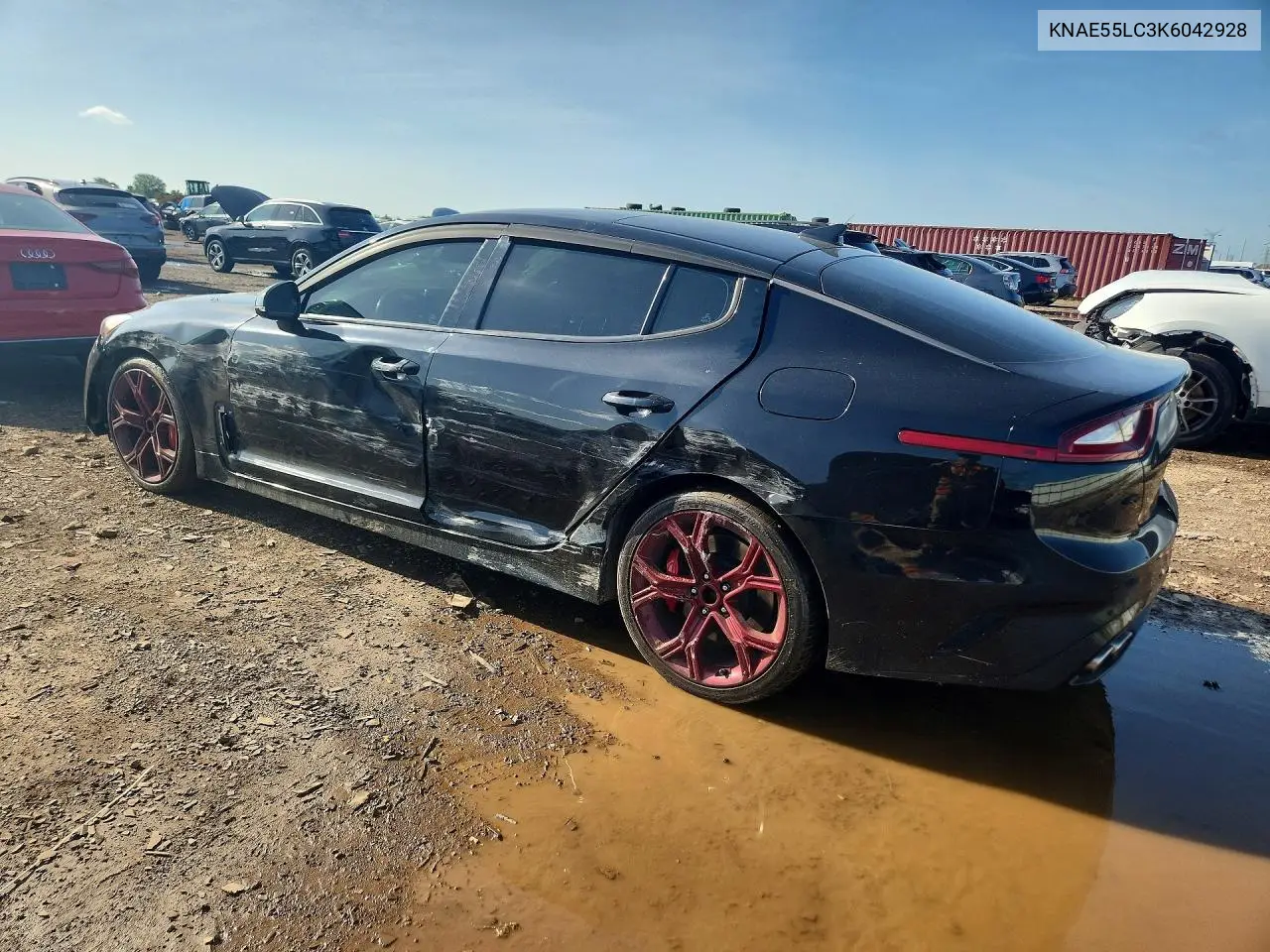 2019 Kia Stinger Gt2 VIN: KNAE55LC3K6042928 Lot: 56670286