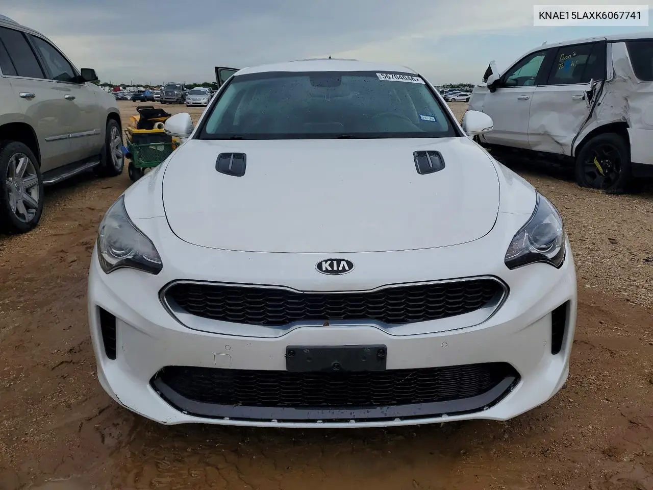 2019 Kia Stinger Base VIN: KNAE15LAXK6067741 Lot: 56704046