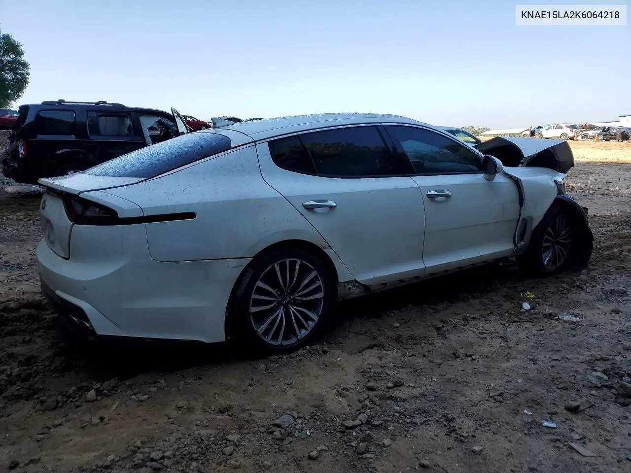 2019 Kia Stinger Base VIN: KNAE15LA2K6064218 Lot: 57014186