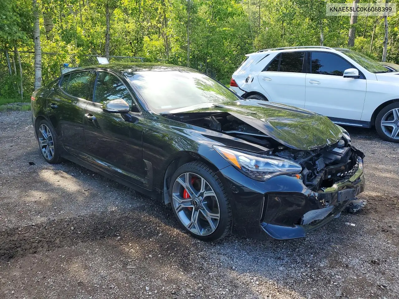 2019 Kia Stinger Gt2 VIN: KNAE55LC0K6068399 Lot: 57038326