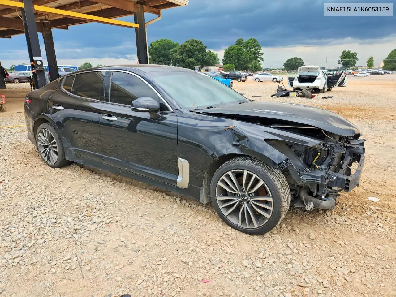 2019 Kia Stinger Base VIN: KNAE15LA1K6053159 Lot: 57193356