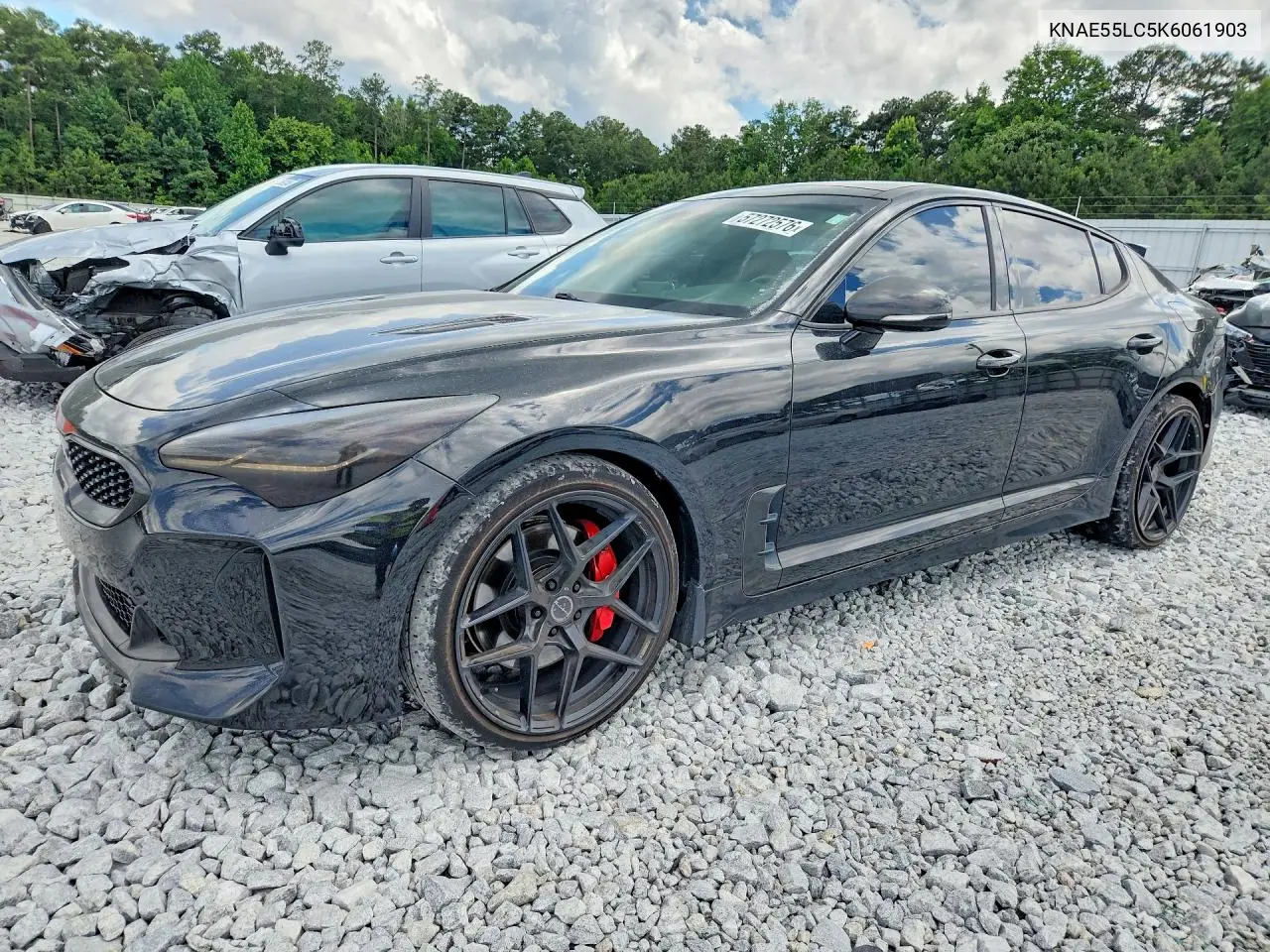 2019 Kia Stinger Gt2 VIN: KNAE55LC5K6061903 Lot: 57272576