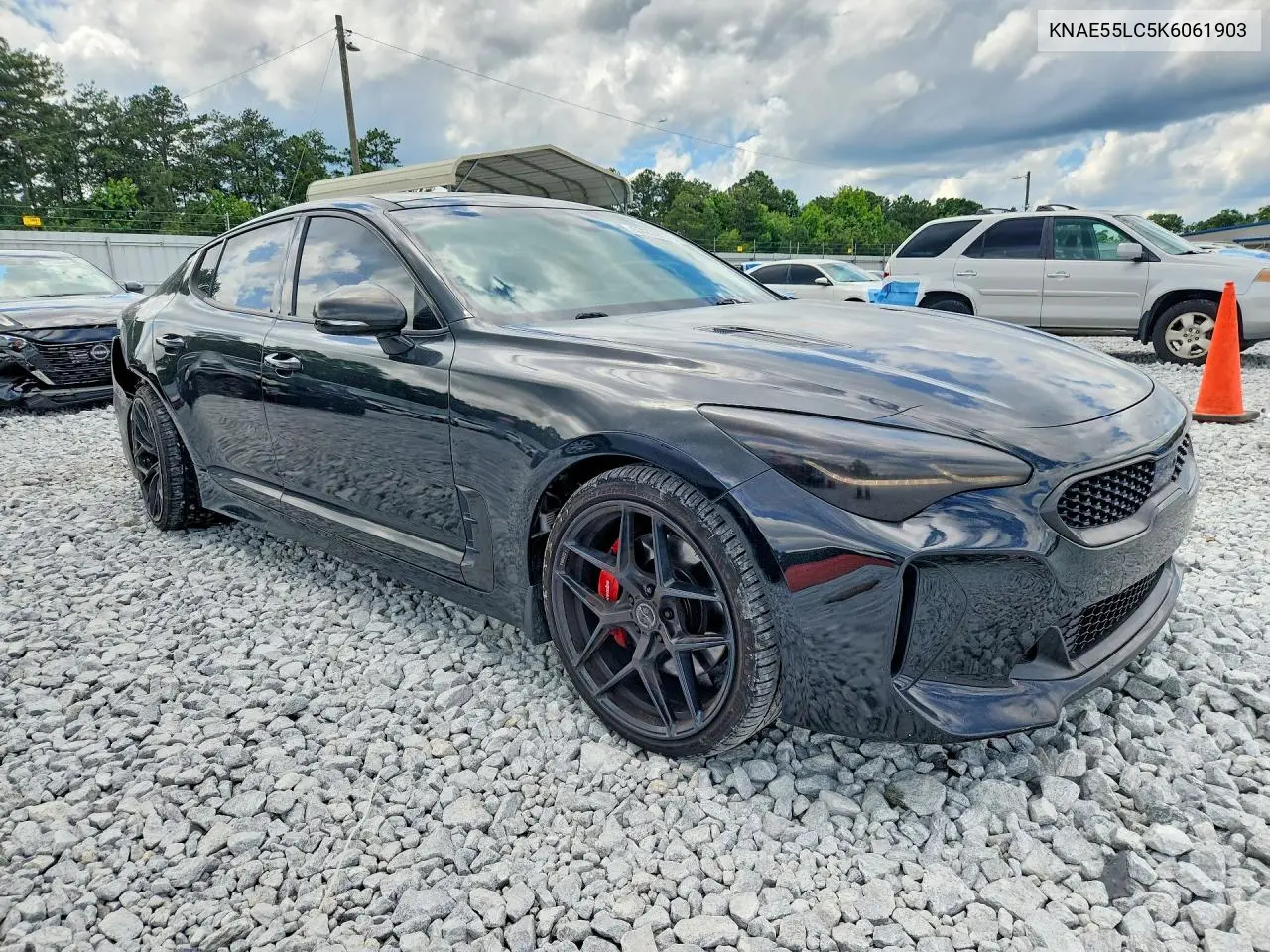 2019 Kia Stinger Gt2 VIN: KNAE55LC5K6061903 Lot: 57272576