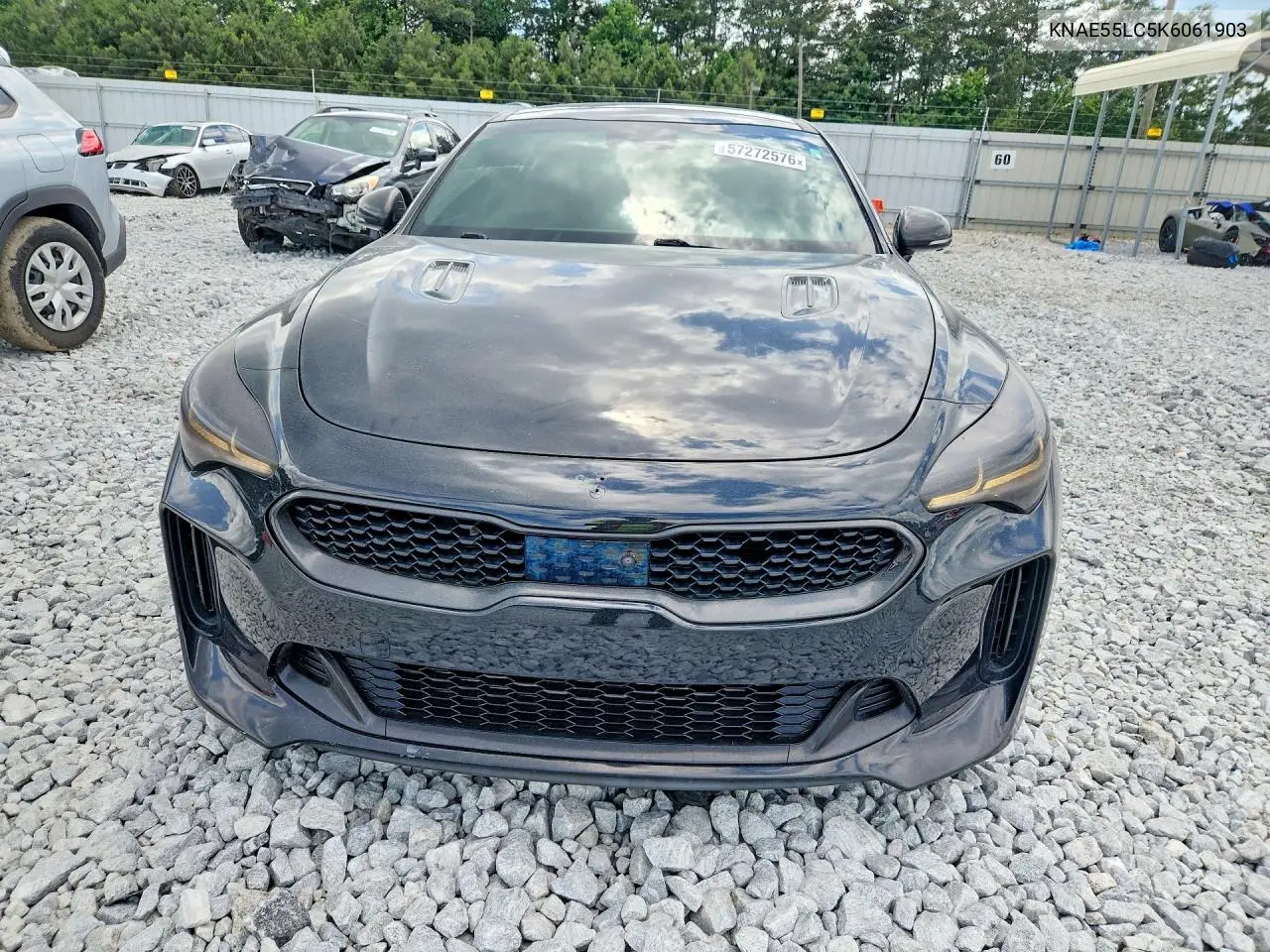 2019 Kia Stinger Gt2 VIN: KNAE55LC5K6061903 Lot: 57272576