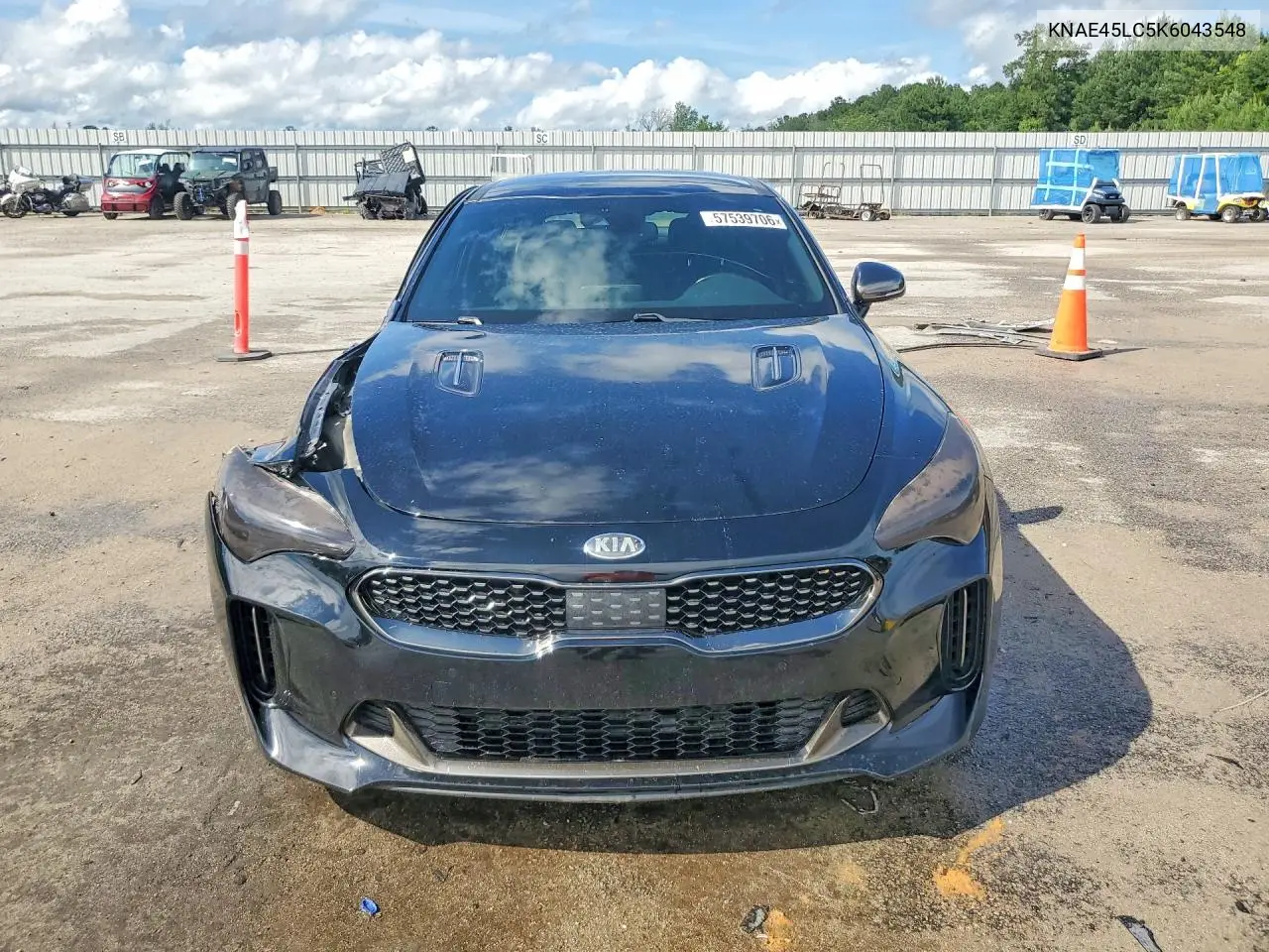 2019 Kia Stinger Gt1 VIN: KNAE45LC5K6043548 Lot: 57539706