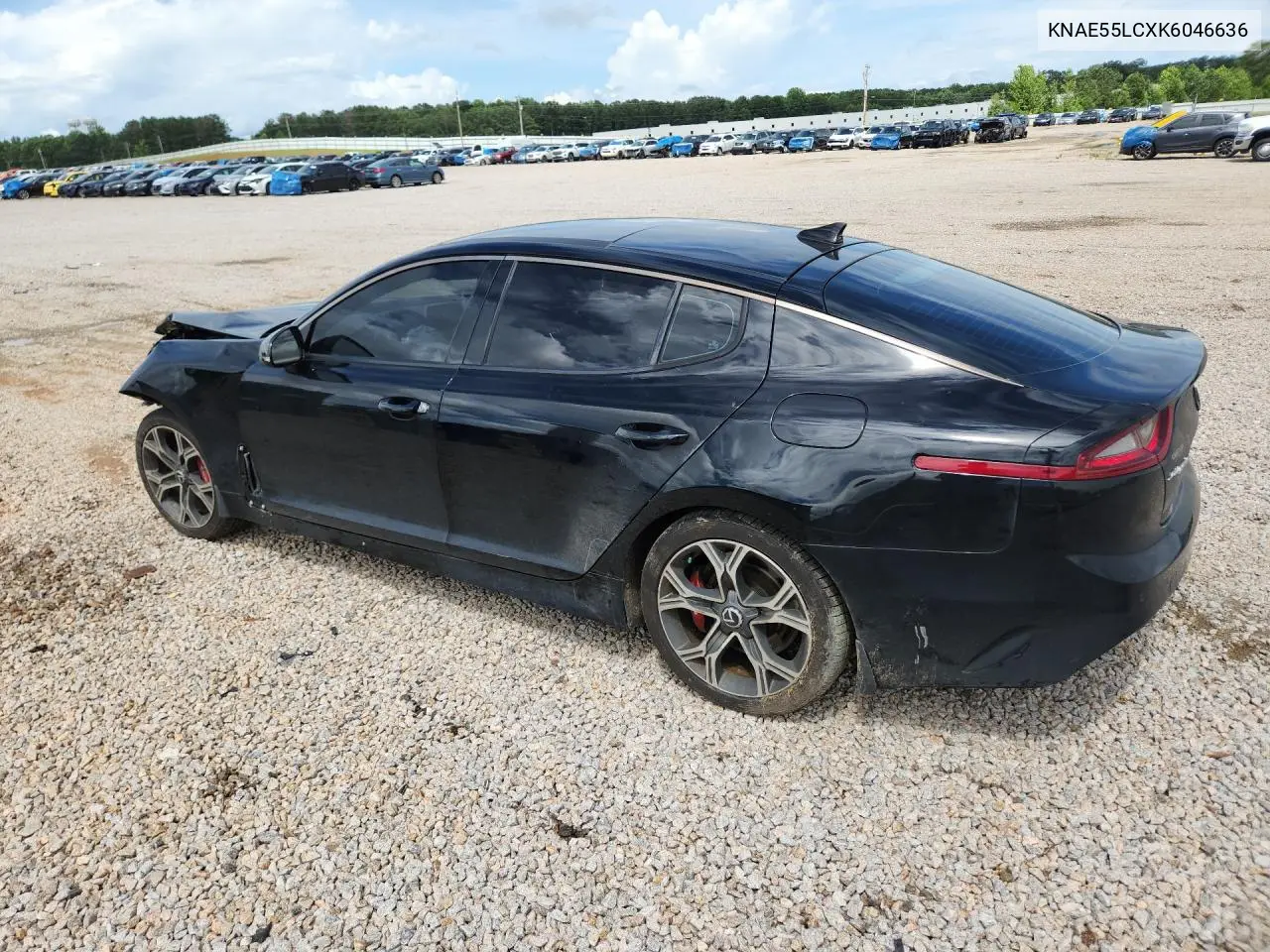 2019 Kia Stinger Gt2 VIN: KNAE55LCXK6046636 Lot: 57720916
