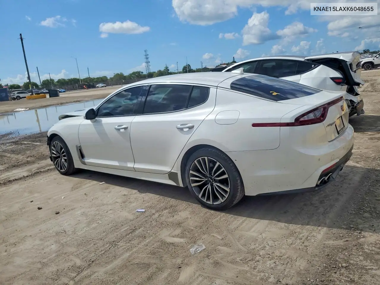 2019 Kia Stinger Base VIN: KNAE15LAXK6048655 Lot: 57820126
