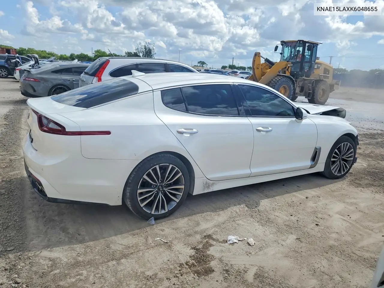 2019 Kia Stinger Base VIN: KNAE15LAXK6048655 Lot: 57820126
