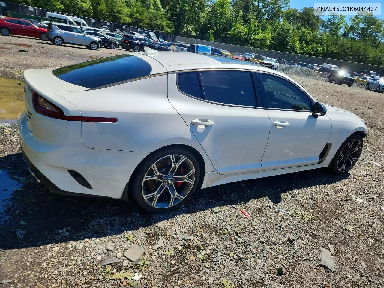 2019 Kia Stinger Gt1 VIN: KNAE45LC1K6044437 Lot: 58651236