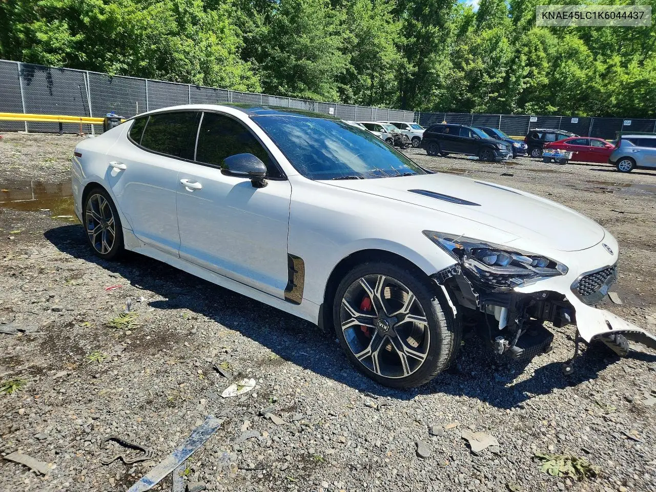 2019 Kia Stinger Gt1 VIN: KNAE45LC1K6044437 Lot: 58651236