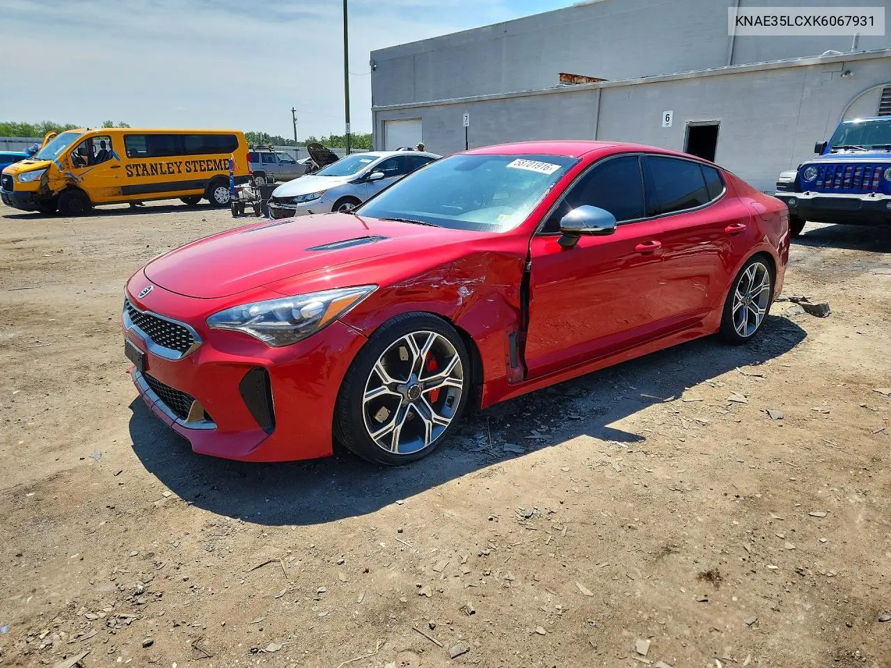 2019 Kia Stinger Gt VIN: KNAE35LCXK6067931 Lot: 58701916