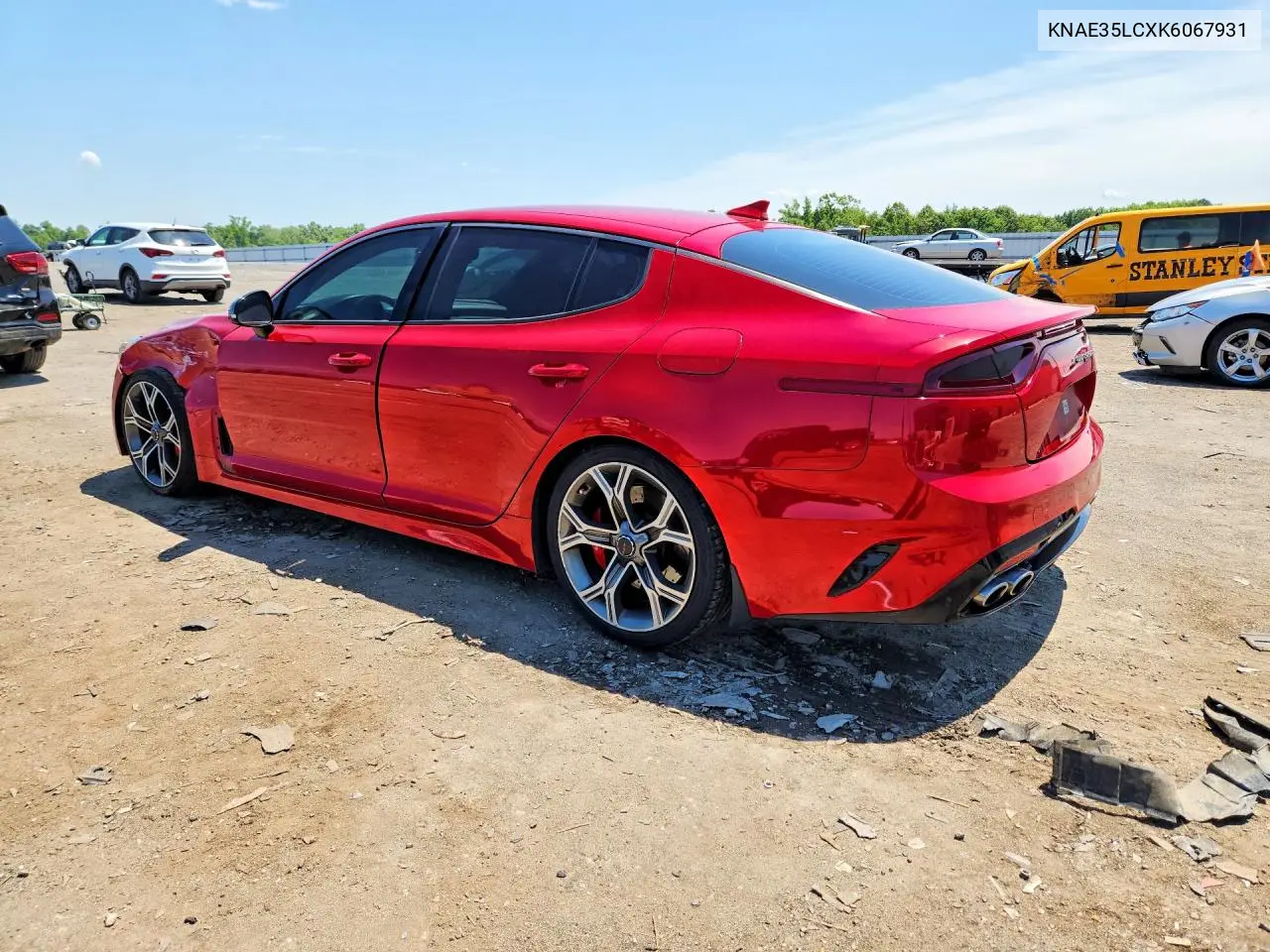 2019 Kia Stinger Gt VIN: KNAE35LCXK6067931 Lot: 58701916