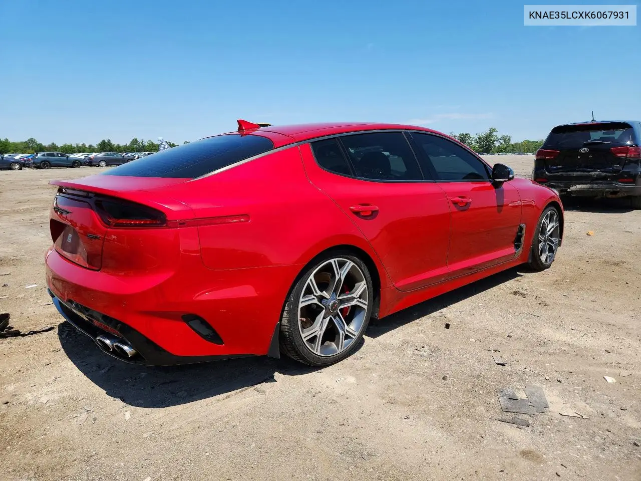 2019 Kia Stinger Gt VIN: KNAE35LCXK6067931 Lot: 58701916