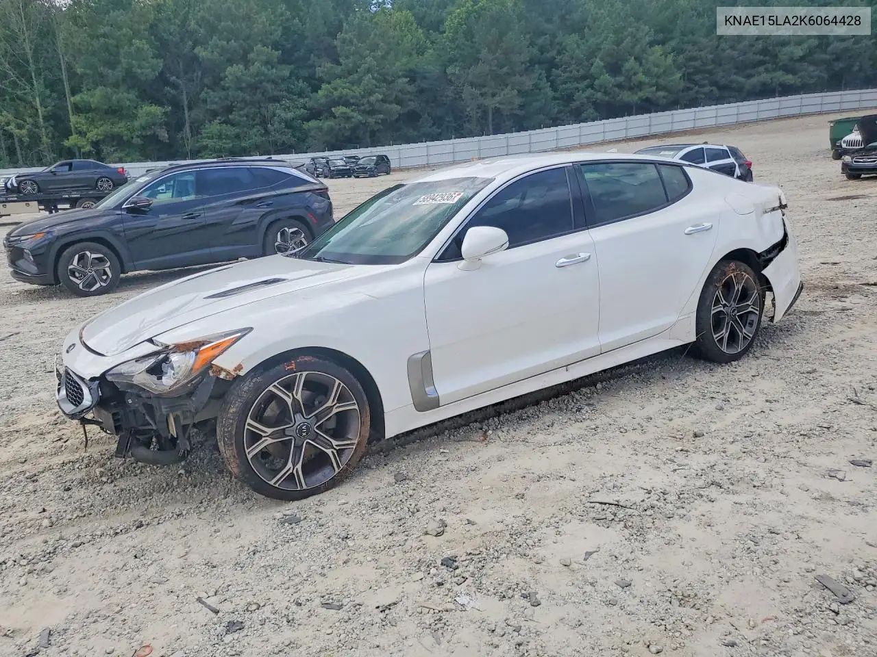 2019 Kia Stinger Base VIN: KNAE15LA2K6064428 Lot: 58942936