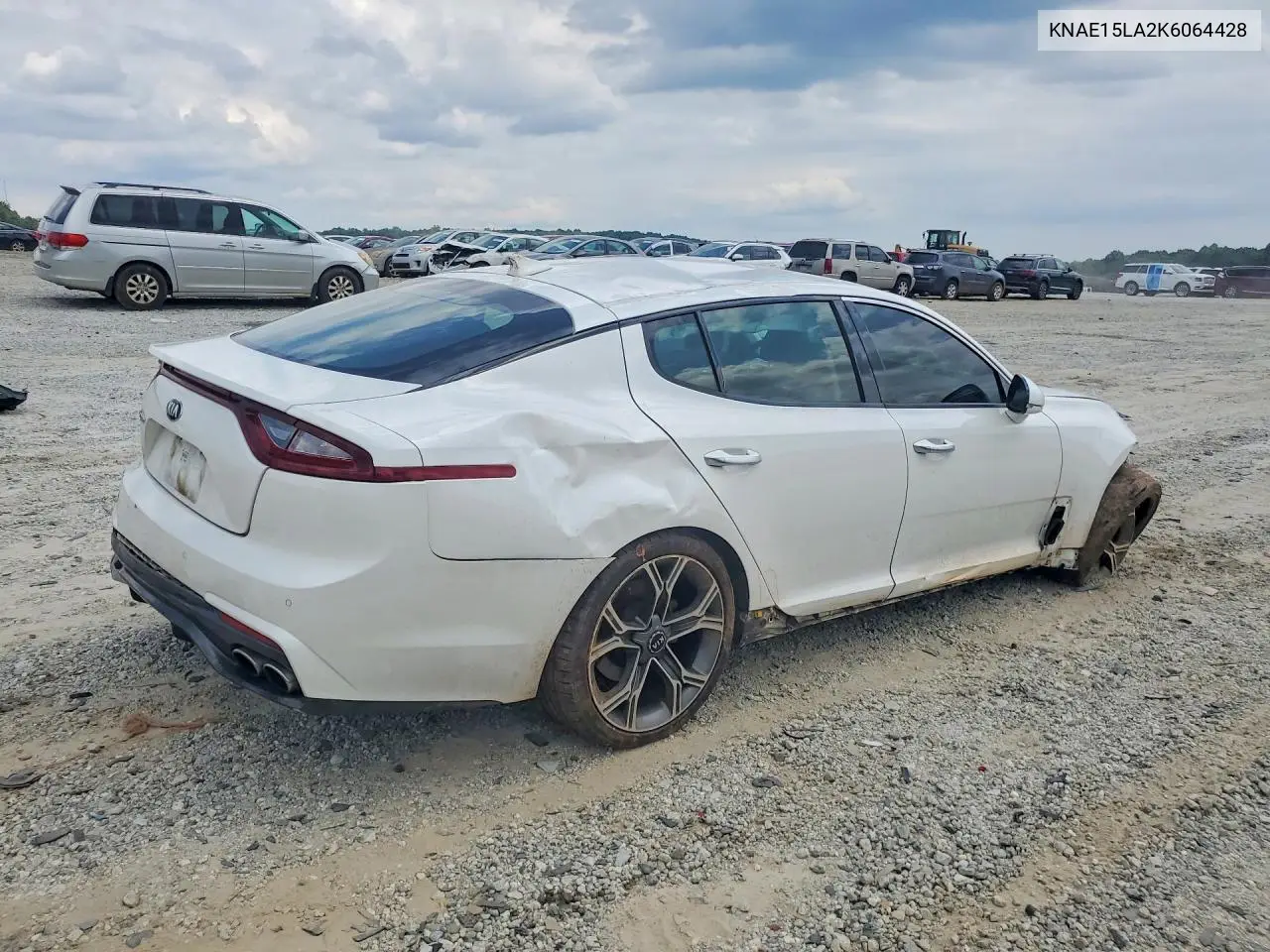 2019 Kia Stinger Base VIN: KNAE15LA2K6064428 Lot: 58942936