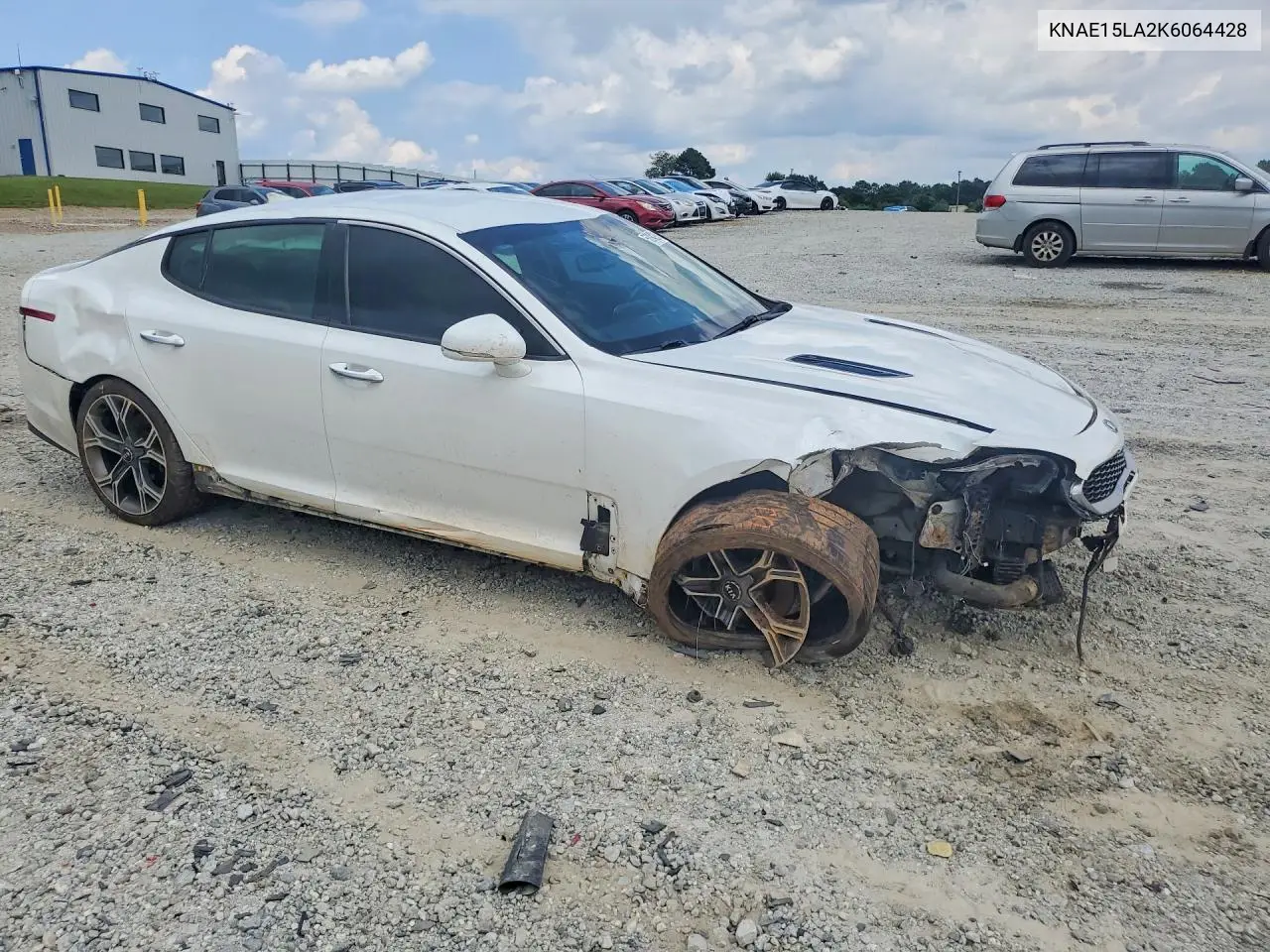 2019 Kia Stinger Base VIN: KNAE15LA2K6064428 Lot: 58942936
